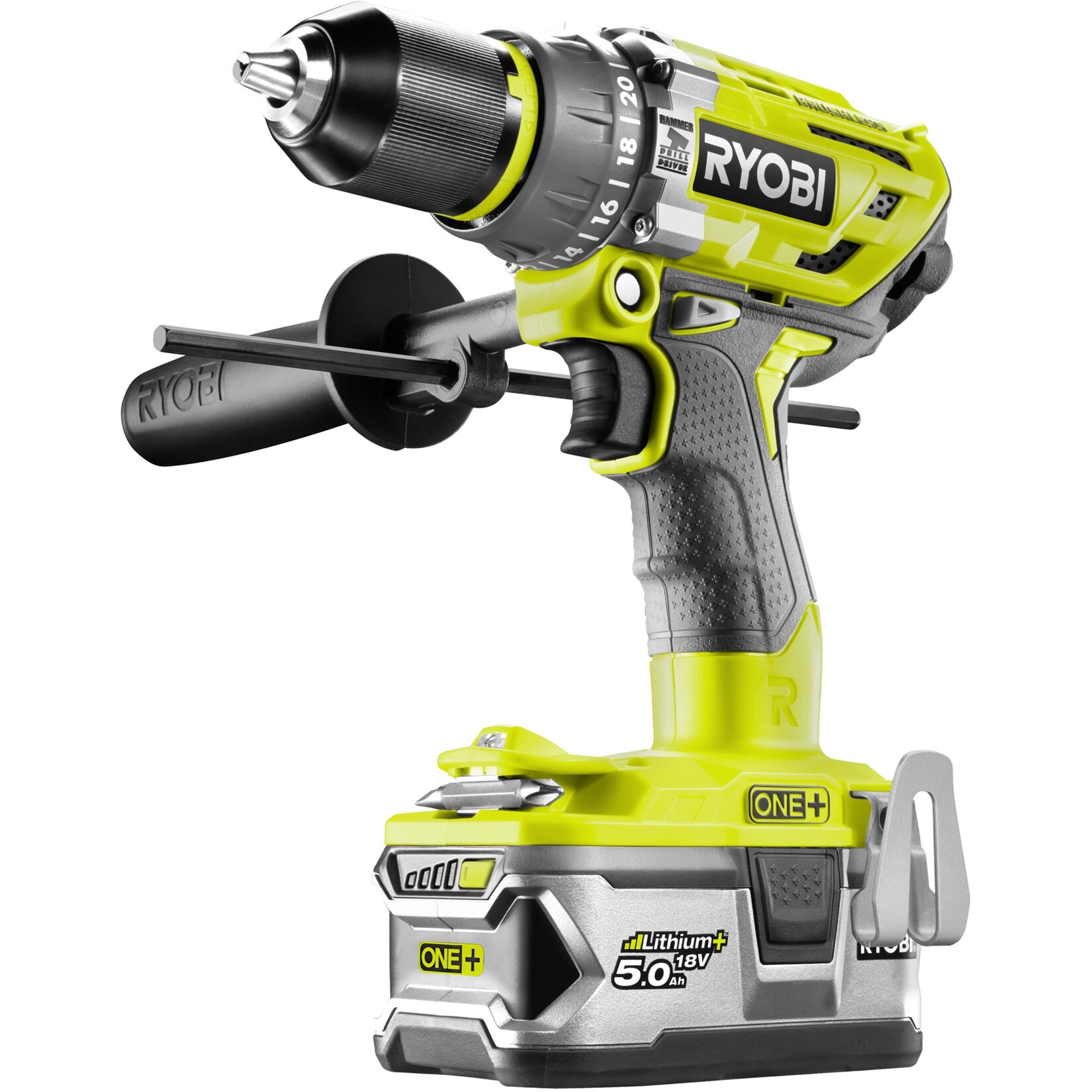 Ryobi Schlagbohrschrauber ONE+ Akku-Schlagbohrschrauber R18PD7-252S, 18Volt | 04892210165831