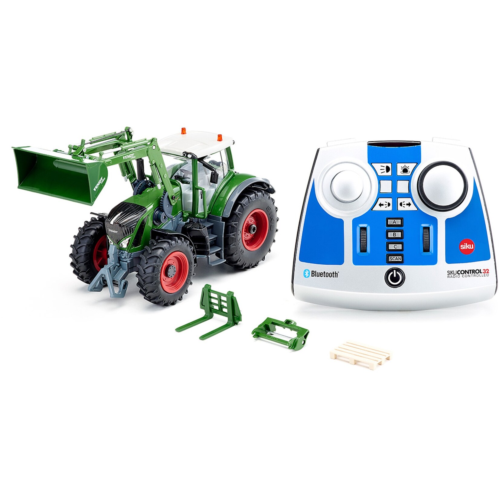 SIKU RC CONTROL32 Fendt 933 Vario mit Frontlader und Bluetooth-Fernsteuermodul | 04006874067961