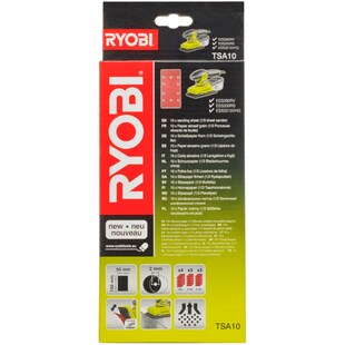 Ryobi Schleifblatt Schleifblatt-Set TSA10, 10-teilig - Bild 1