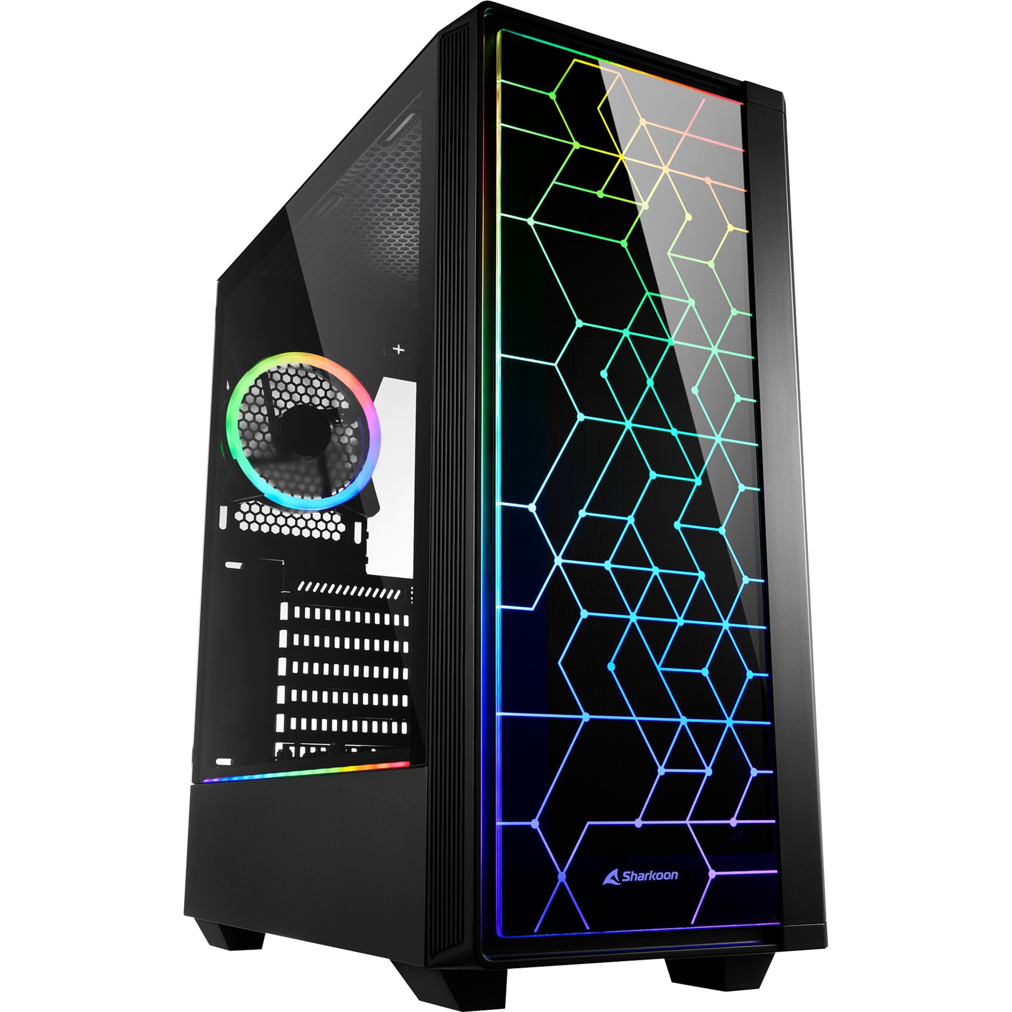 Sharkoon Tower-Geh&auml;use RGB LIT 100 - Bild 1