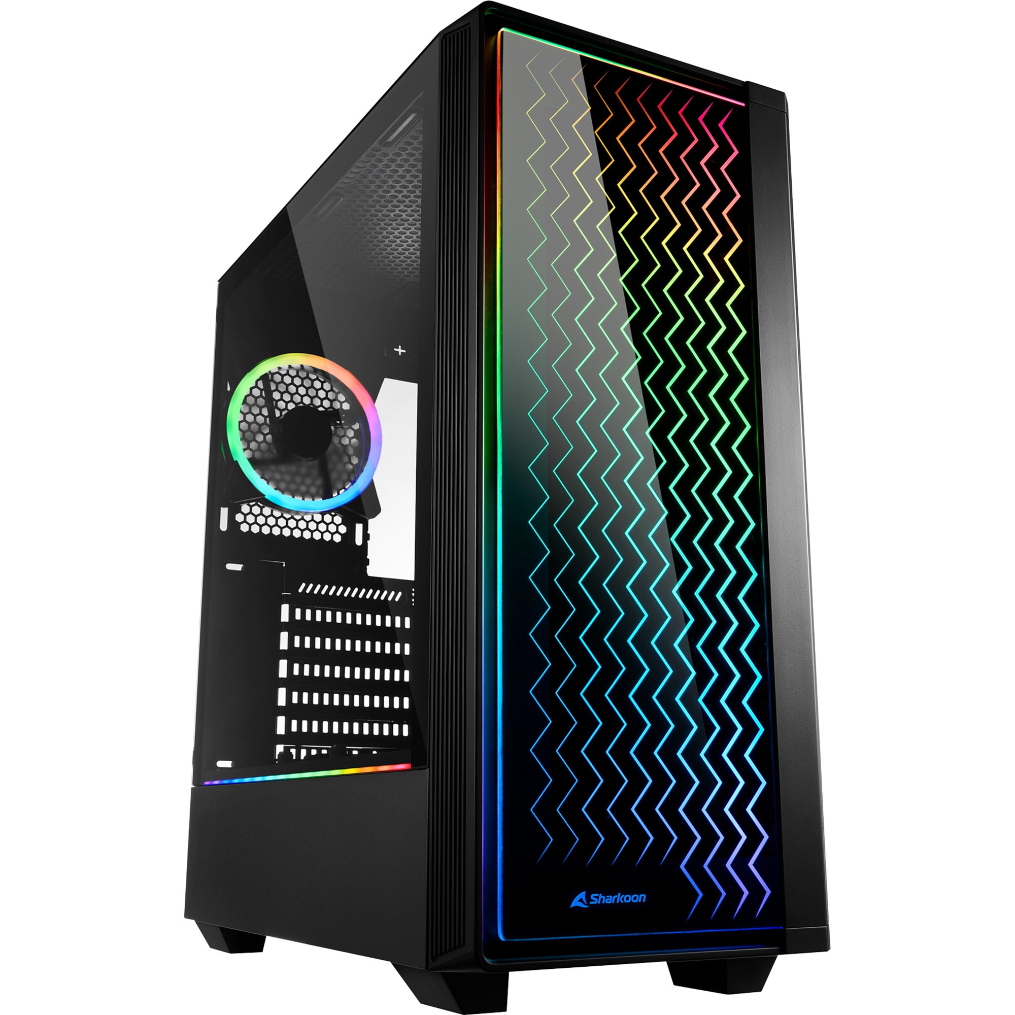 Sharkoon Tower-Geh&auml;use RGB LIT 200 - Bild 1