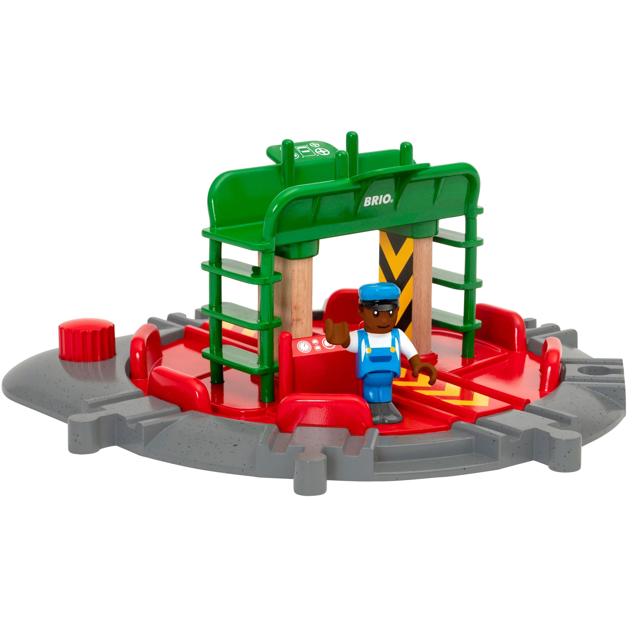 BRIO Bahn World Lok-Drehscheibe mit Kontrollbr&uuml;cke - Bild 1
