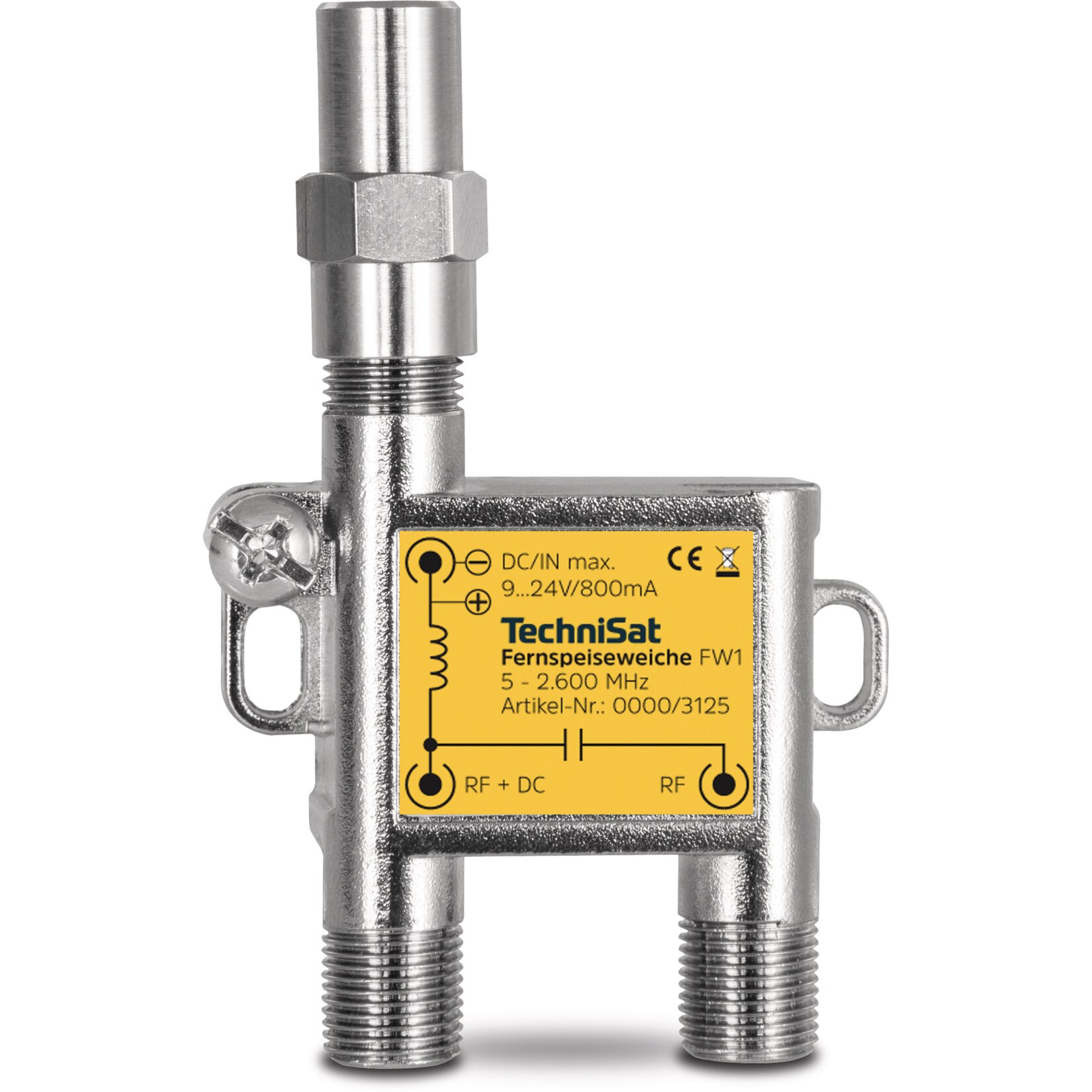 TechniSat Verteiler Fernspeiseweiche FW1 | 04019588031258