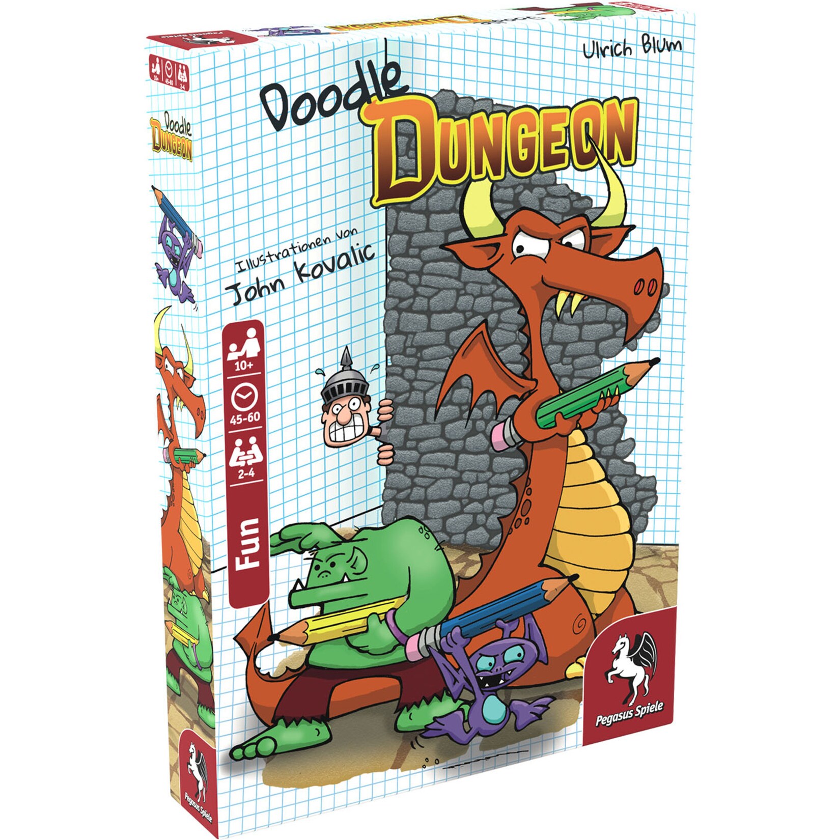 Pegasus Brettspiel Doodle Dungeon | 04250231717833