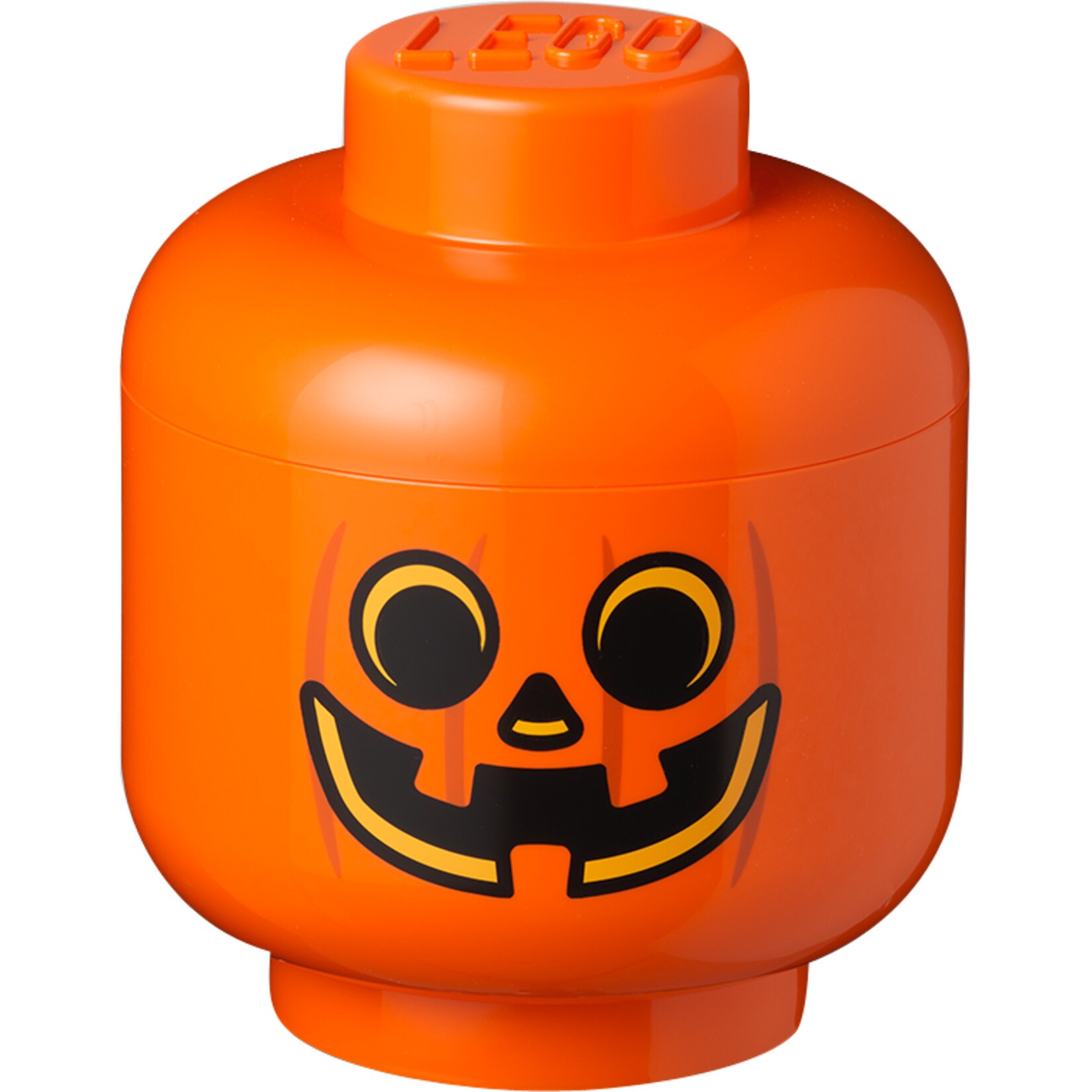 Room Copenhagen Aufbewahrungsbox LEGO Storage Head „Kürbis“, groß | 05711938032838