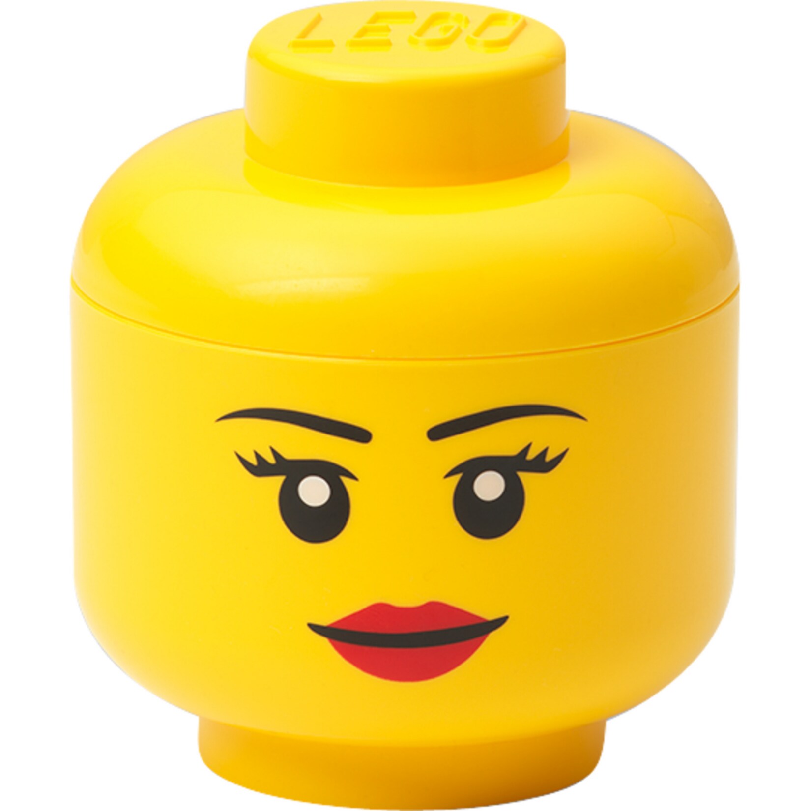 Room Copenhagen Aufbewahrungsbox LEGO Storage Head „Girl“, mini | 05711938033538