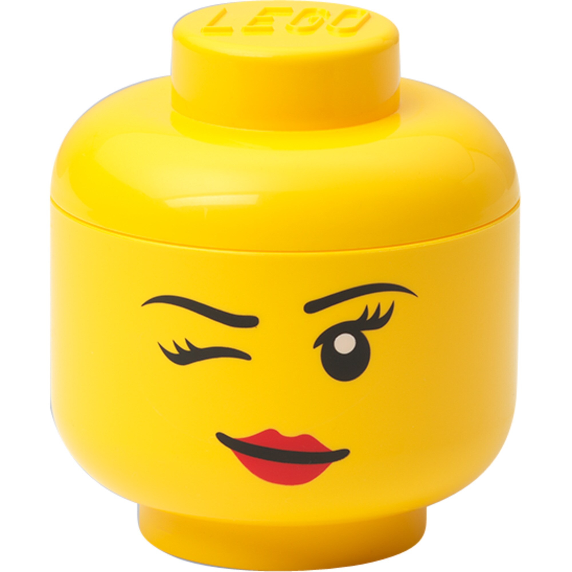 Room Copenhagen Aufbewahrungsbox LEGO Storage Head "Whinky", mini - Bild 1