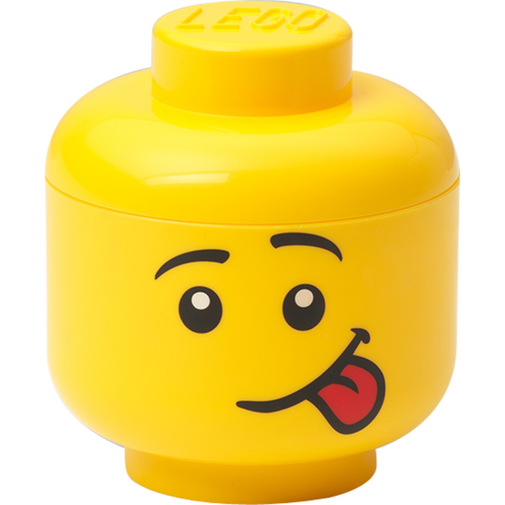 Room Copenhagen Aufbewahrungsbox LEGO Storage Head „Silly“, mini | 05711938033545