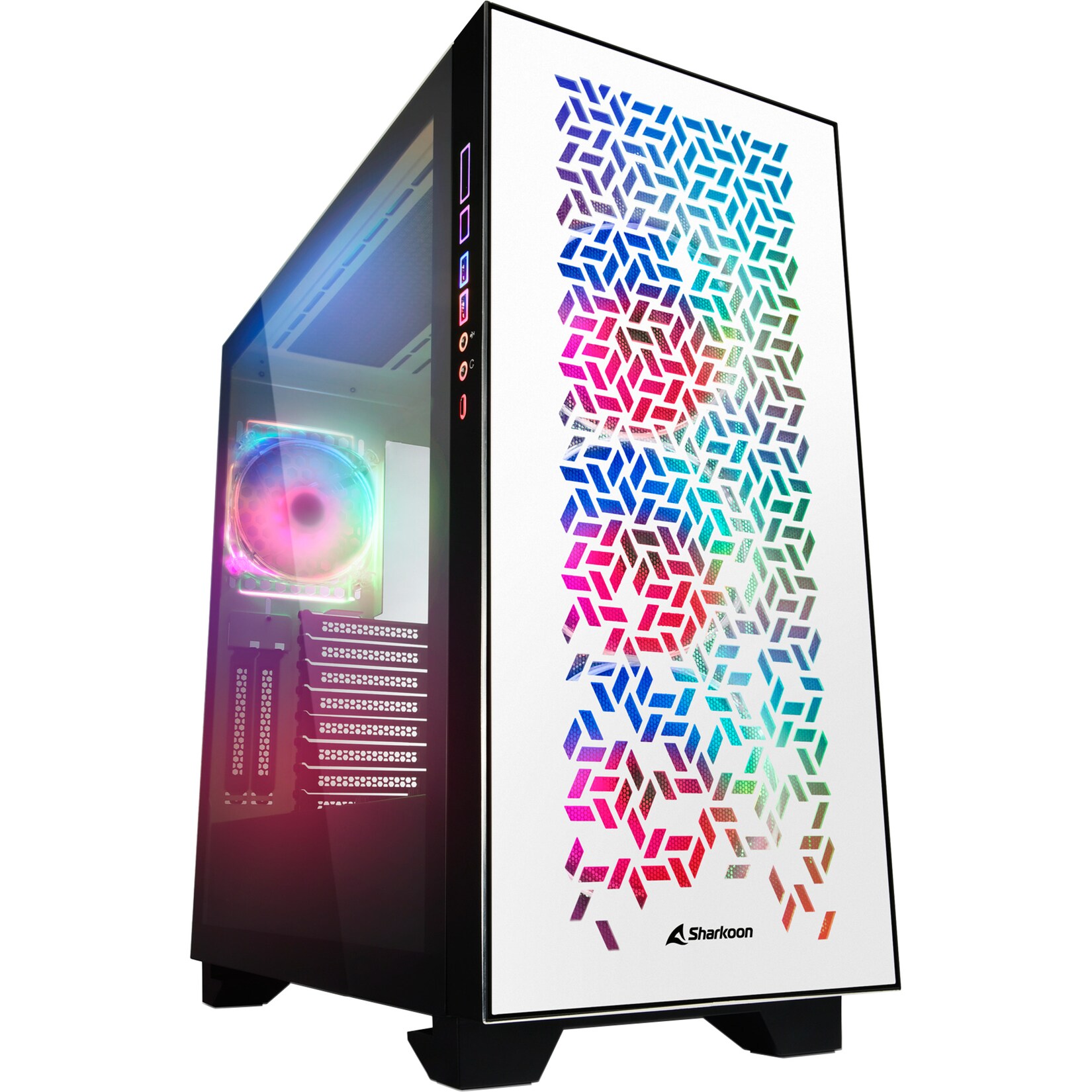 Sharkoon Big-Tower-Gehäuse ELITE SHARK CA300H White | 04044951030422