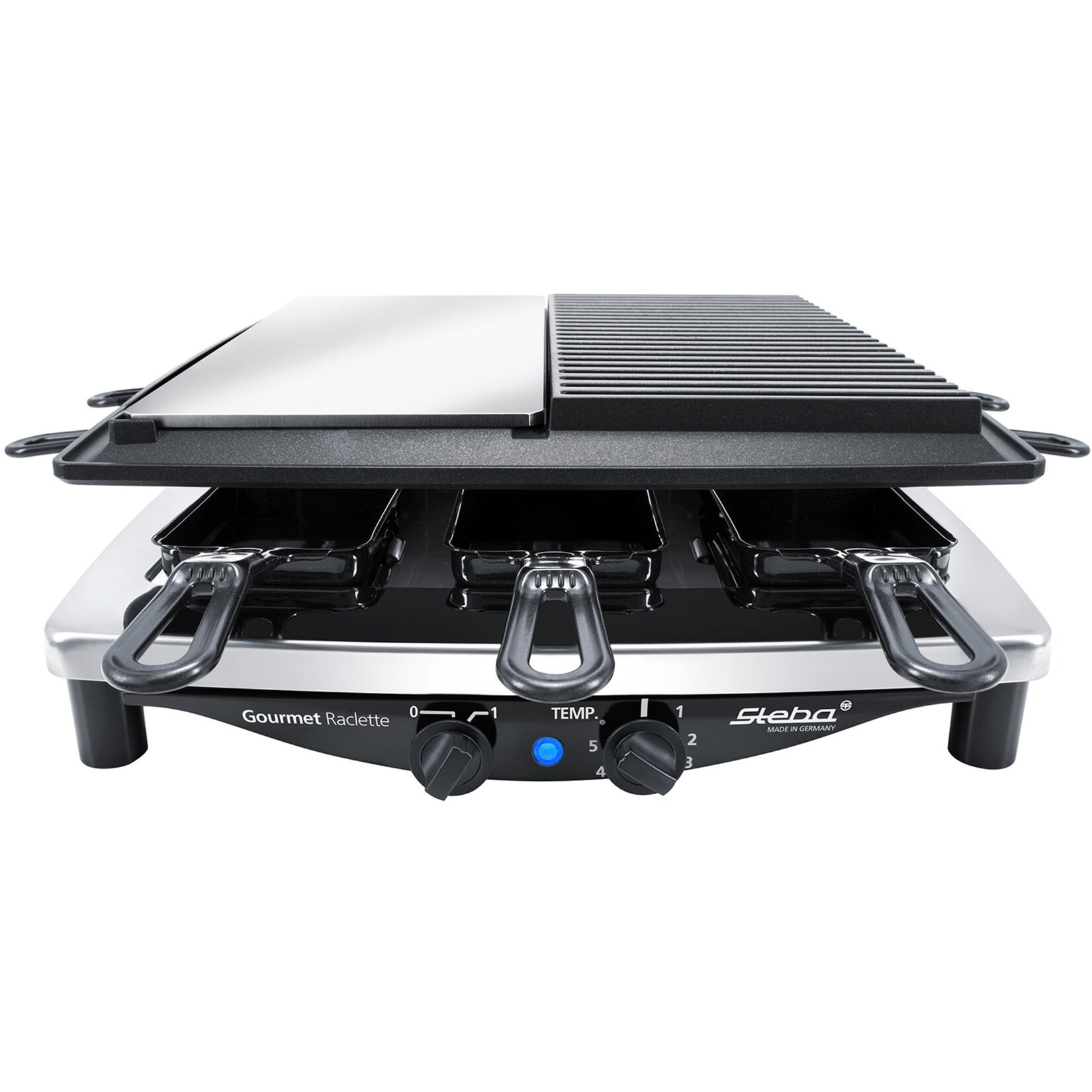 Steba Raclette Premium Raclette RC 8 Steel Deluxe | 04011833303806