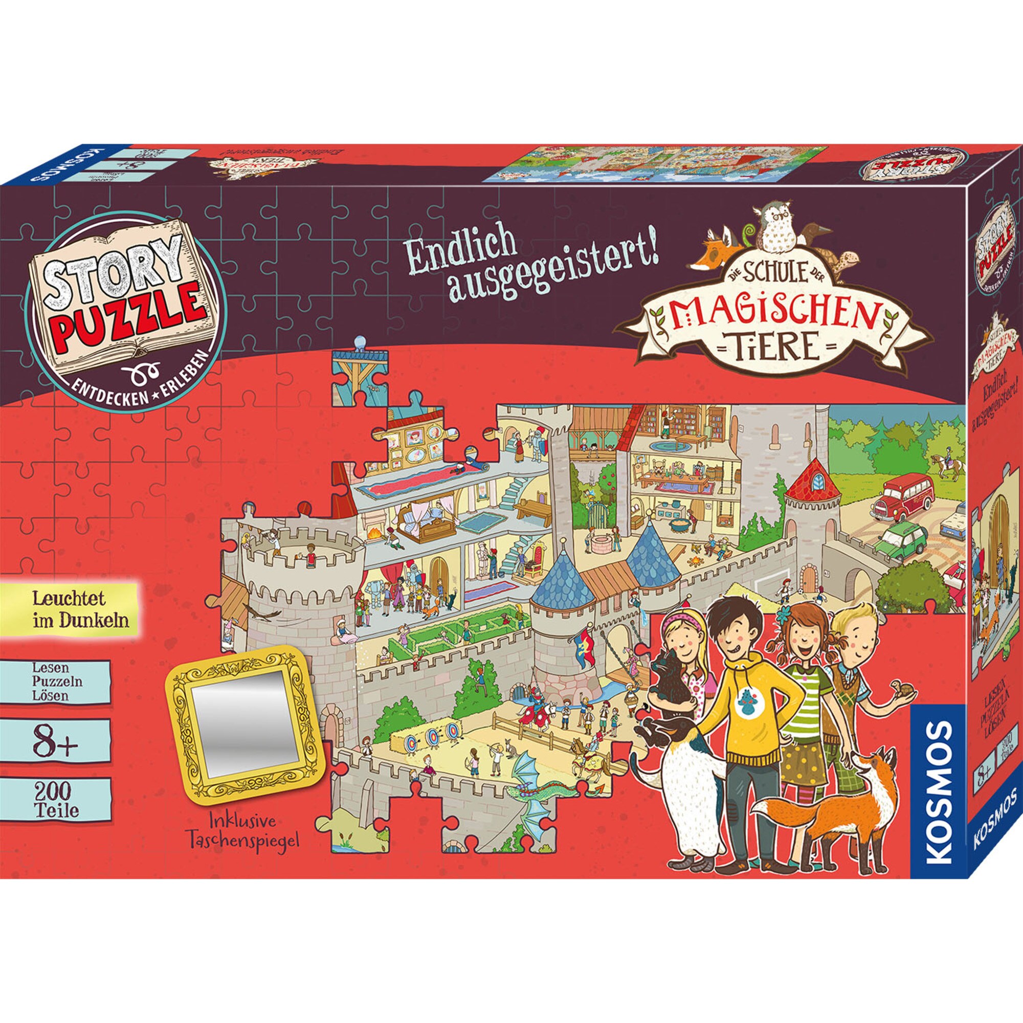 Kosmos Puzzle Story Puzzle: Die Schule der magischen Tiere - Endlich ausgegeistert! - Bild 1