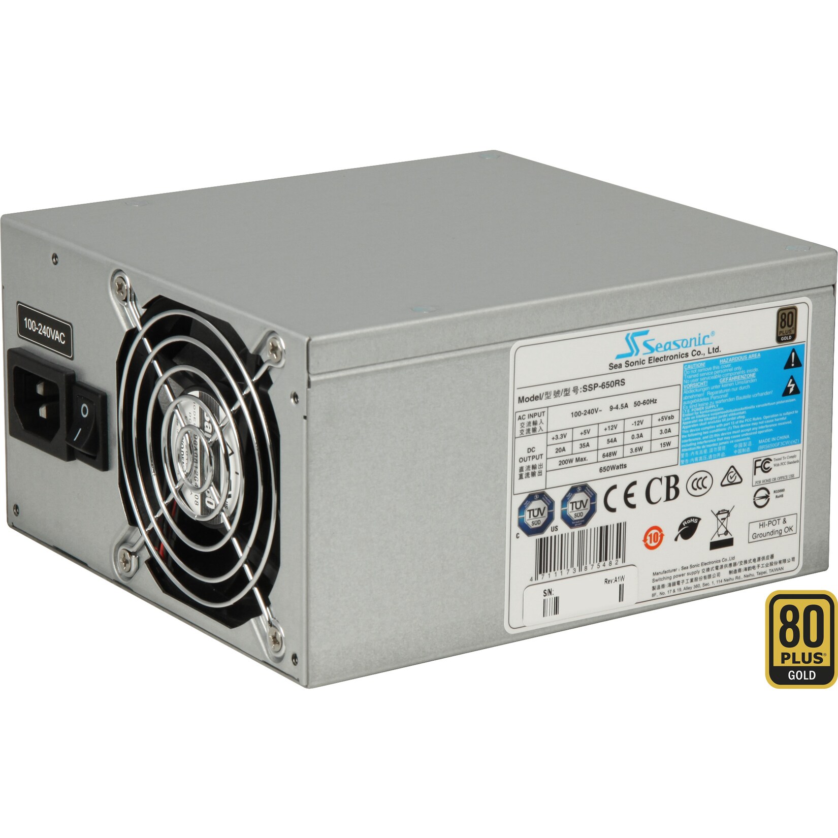 Seasonic PC-Netzteil SSP-650RS Bulk 650W | 04711173875482