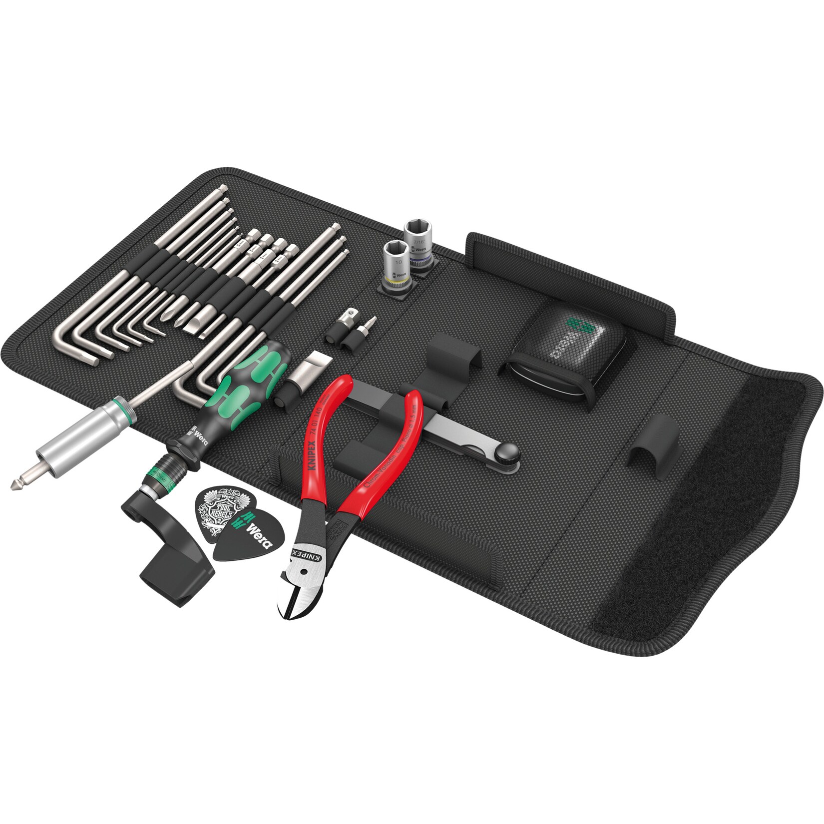 Wera Werkzeug-Set Gitarren-Werkzeug-Set 9100 Kraftform Kompakt, 27-teilig | 04013288211675