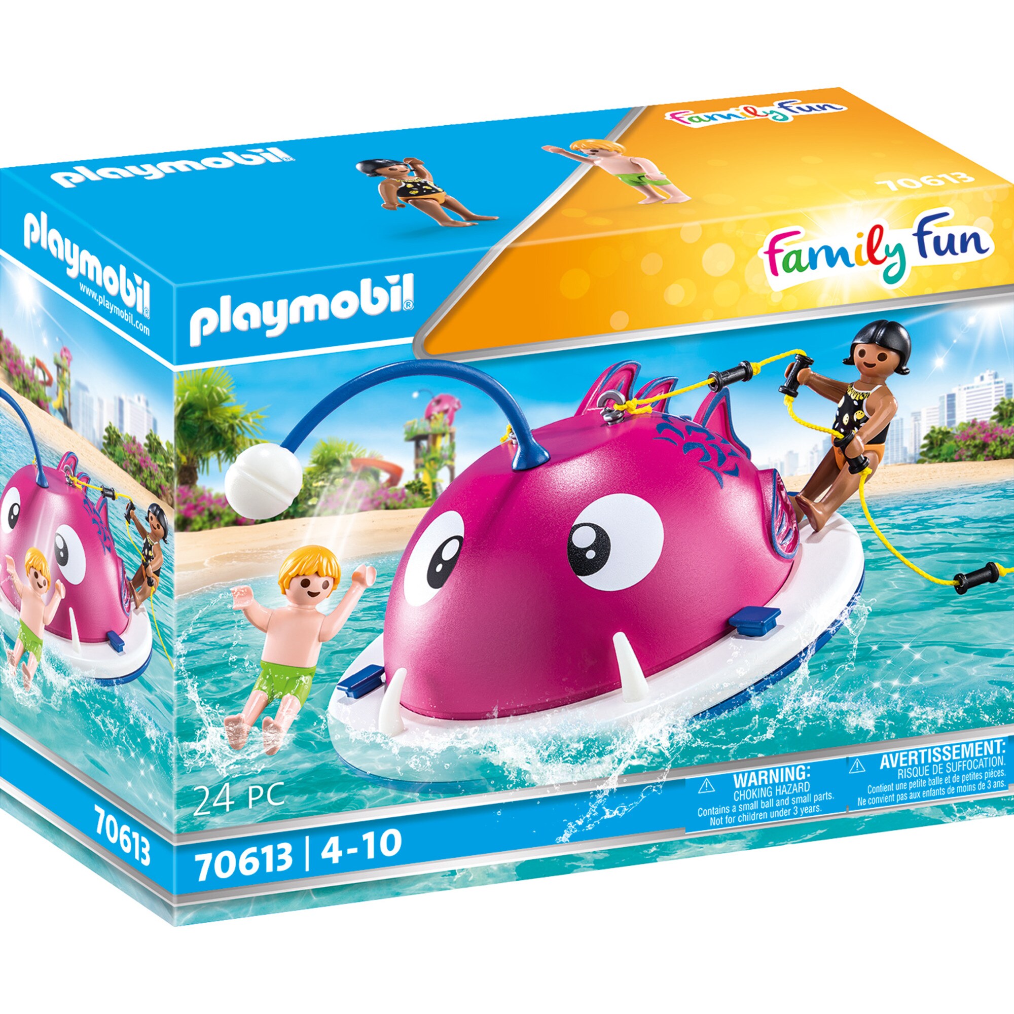 PLAYMOBIL Konstruktionsspielzeug Family Fun Kletter-Schwimminsel - Bild 1