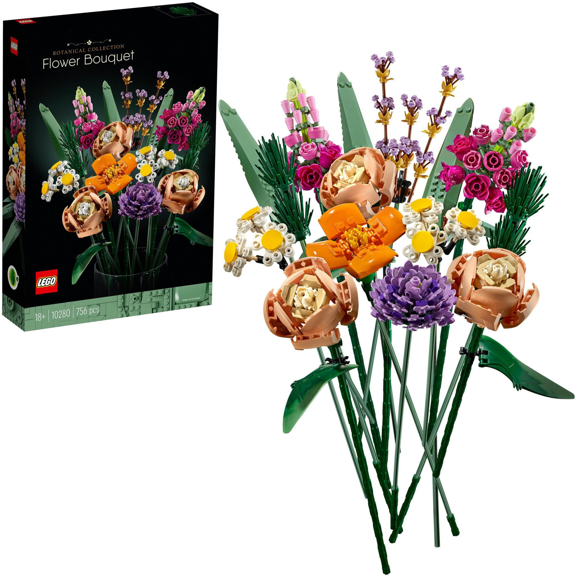 LEGO Konstruktionsspielzeug Icons Blumenstrau&szlig; - Bild 1