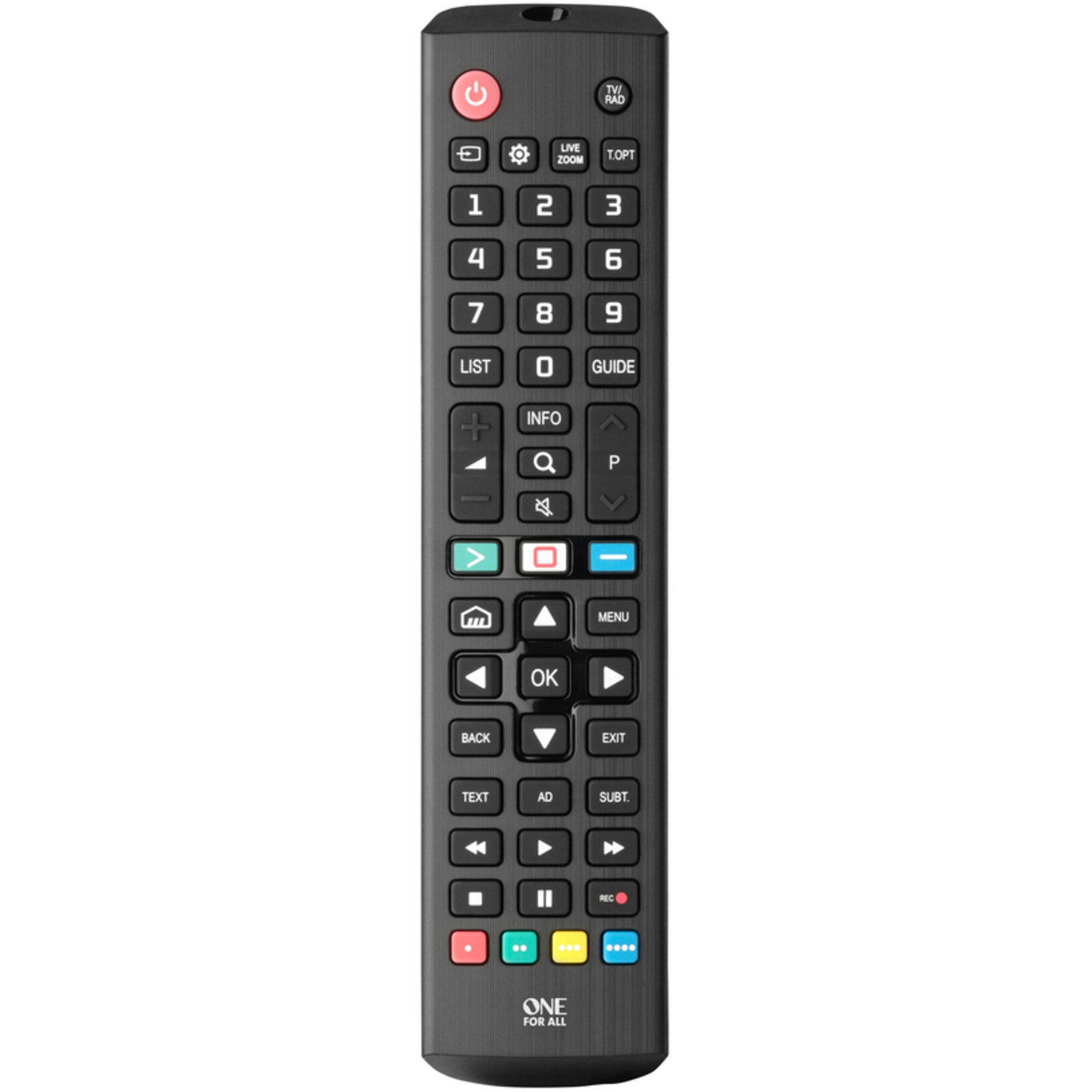 ONE FOR ALL Fernbedienung LG TV-Ersatzfernbedienung | 08716184072666