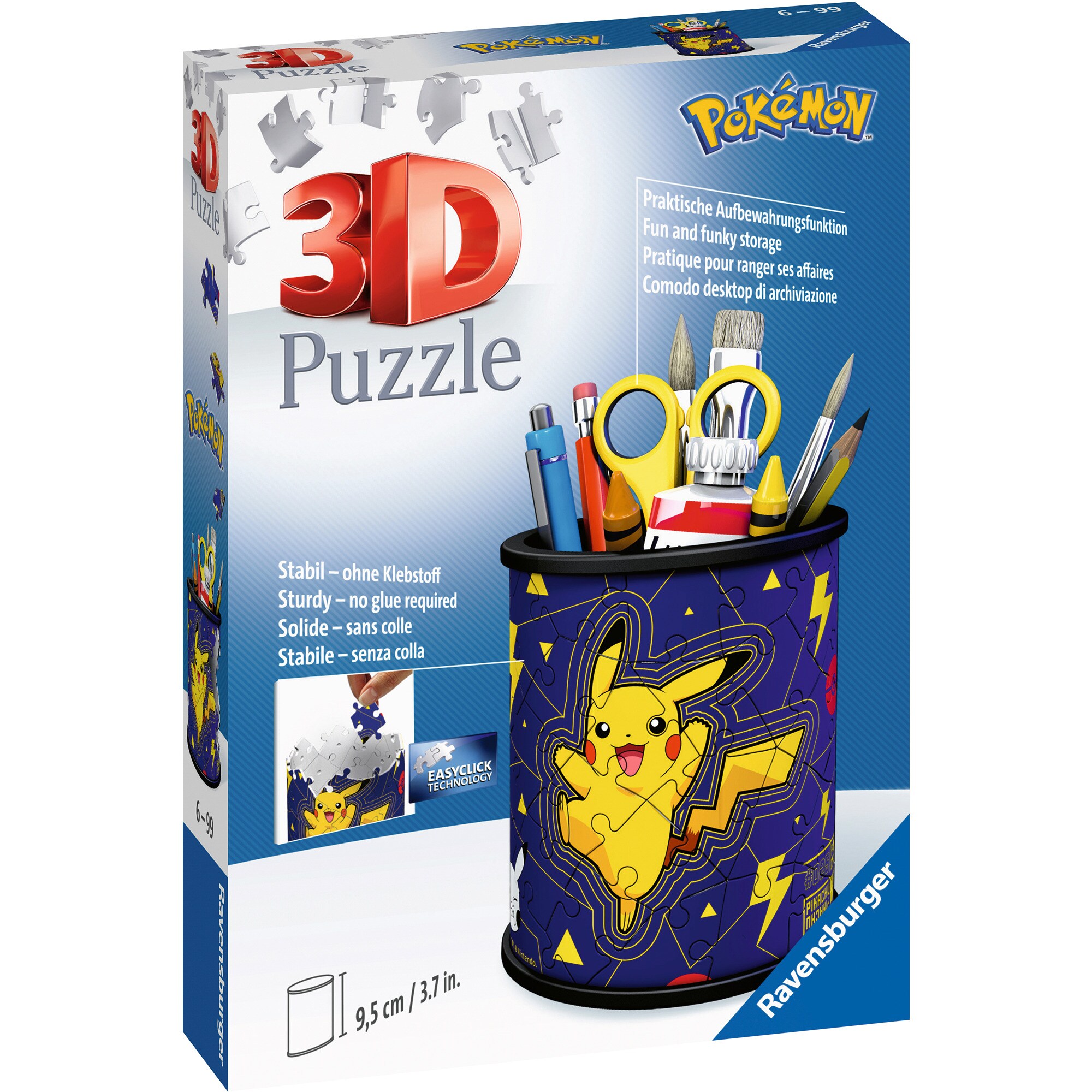Ravensburger Puzzle 3D Puzzle Utensilo Pok&eacute;mon - Bild 1
