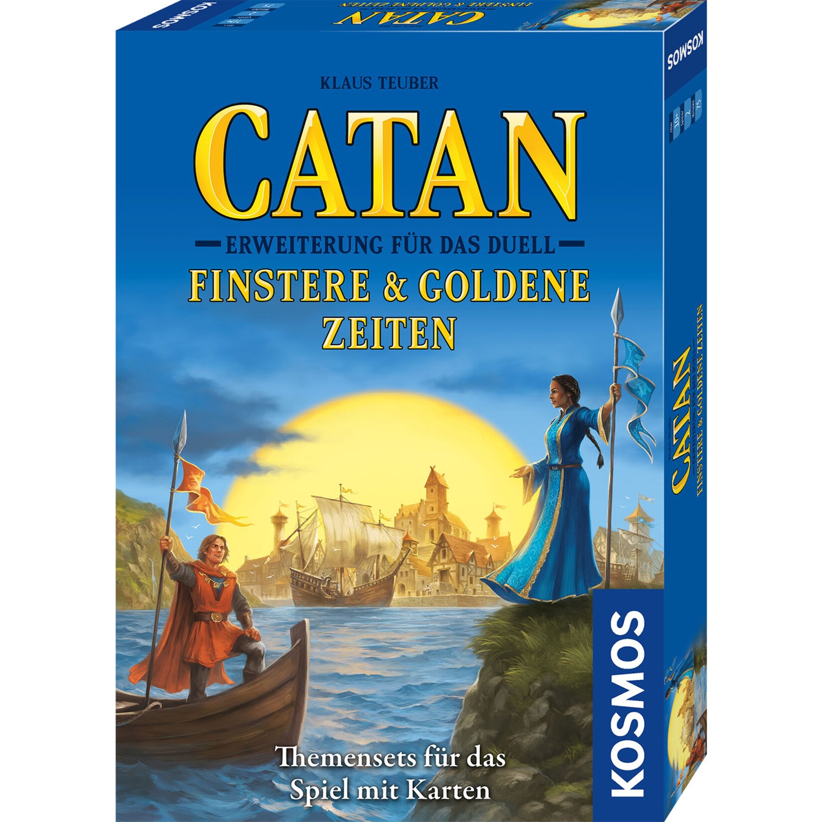 Kosmos Kartenspiel CATAN – Erweiterung für das Duell – Finstere & Goldene Zeiten | 04002051680602