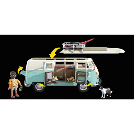 PLAYMOBIL Konstruktionsspielzeug Famous Cars Volkswagen T1 Camping Bus -  Special Edition online kaufen bei Netto