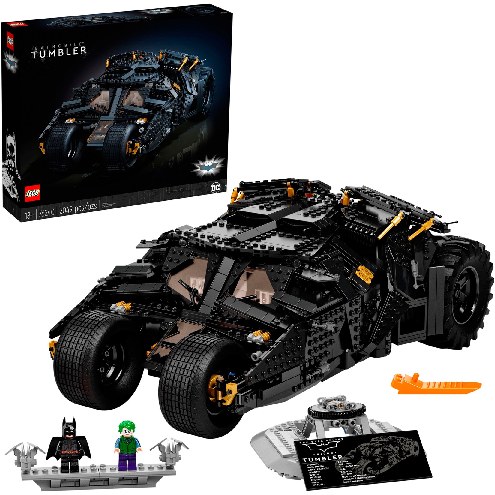 LEGO Konstruktionsspielzeug DC Super Heroes Batmobile Tumbler
