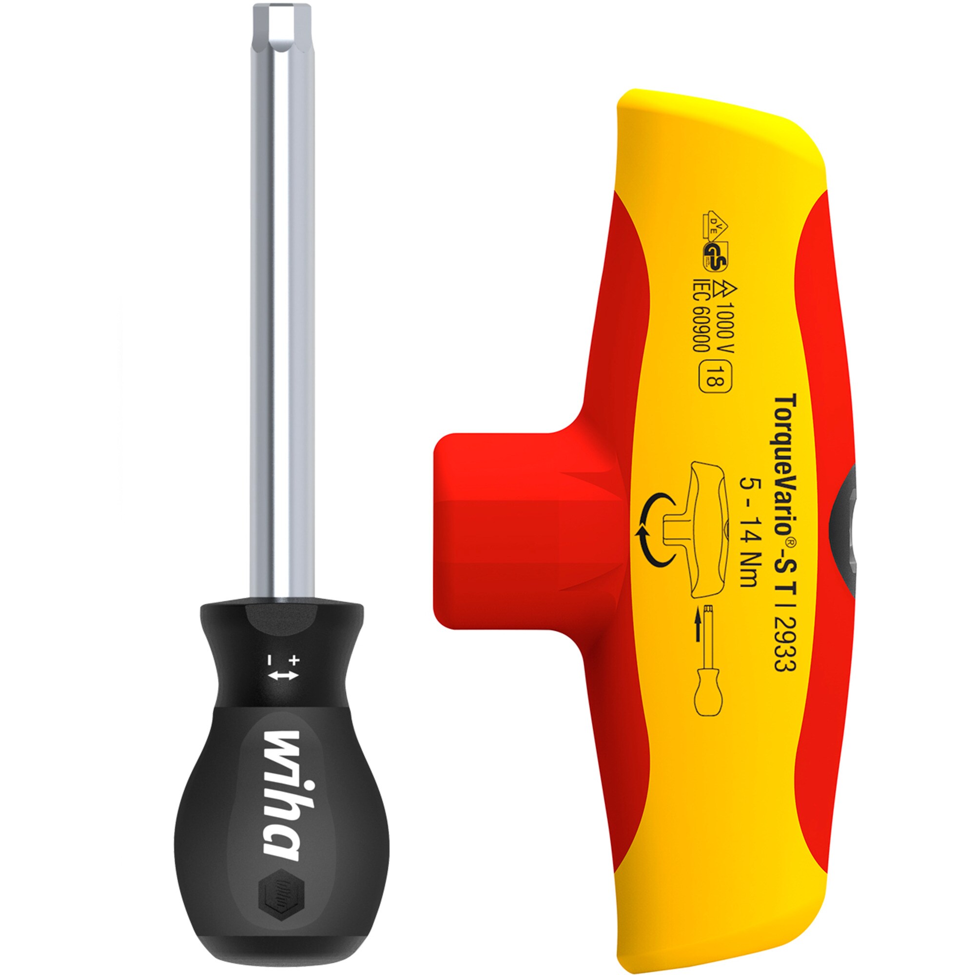 Wiha Schraubendreher Drehmoment-Schraubendreher mit Quergriff TorqueVario-S T electric - Bild 1