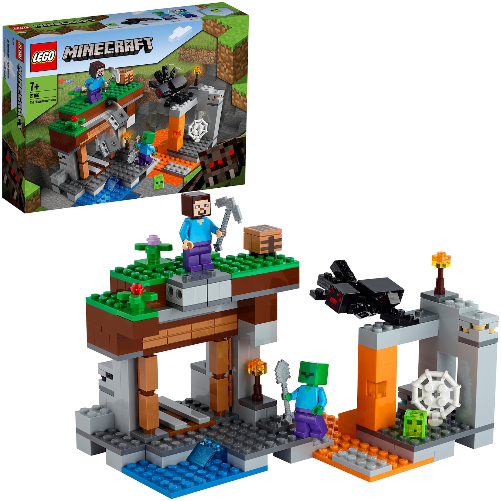 LEGO Konstruktionsspielzeug Minecraft Die verlassene Mine
