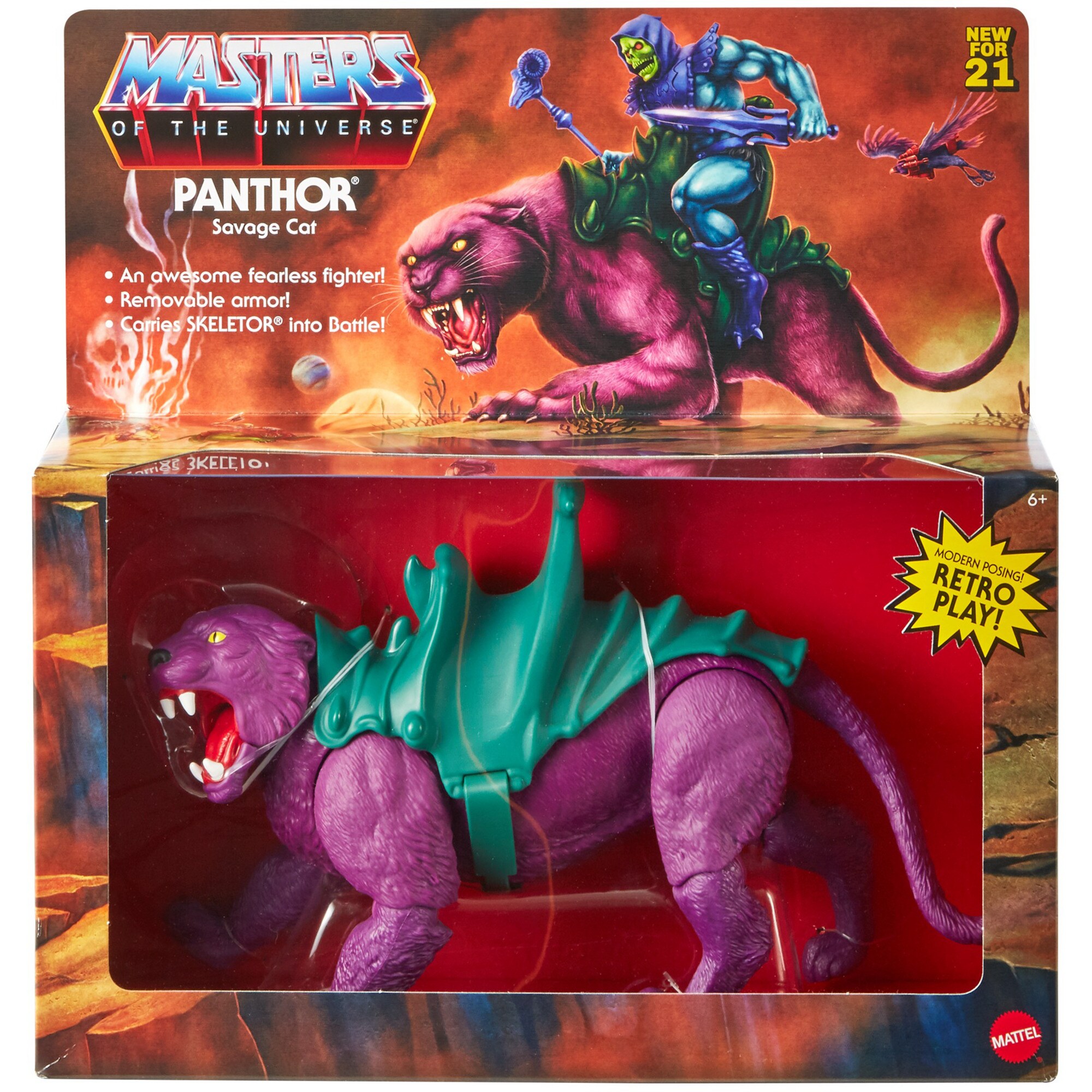 Mattel Spielfigur Masters of the Universe Origins Panthor - Bild 1