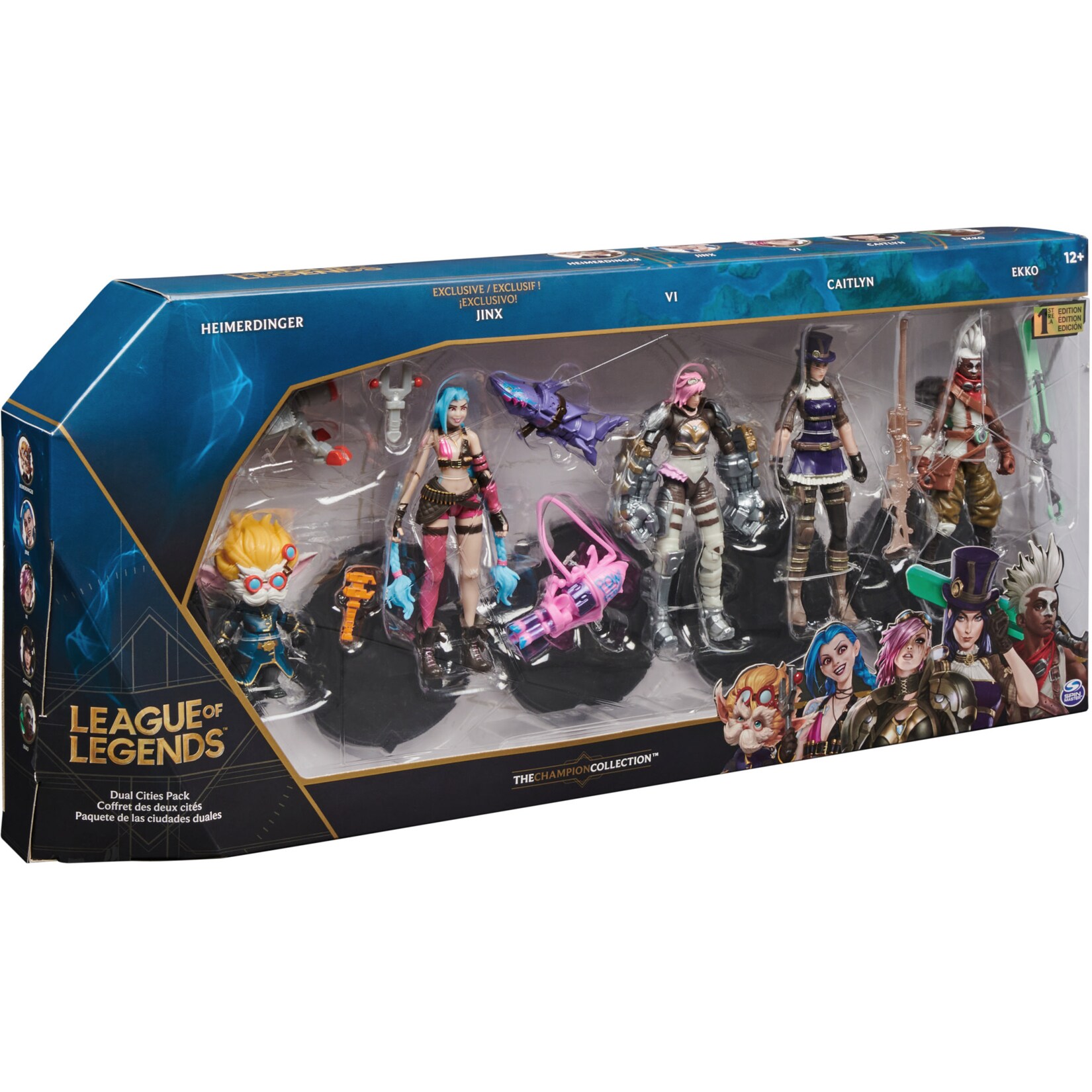 Spin Master Spielfigur League of Legends - 10cm Actionfiguren 5er Pack