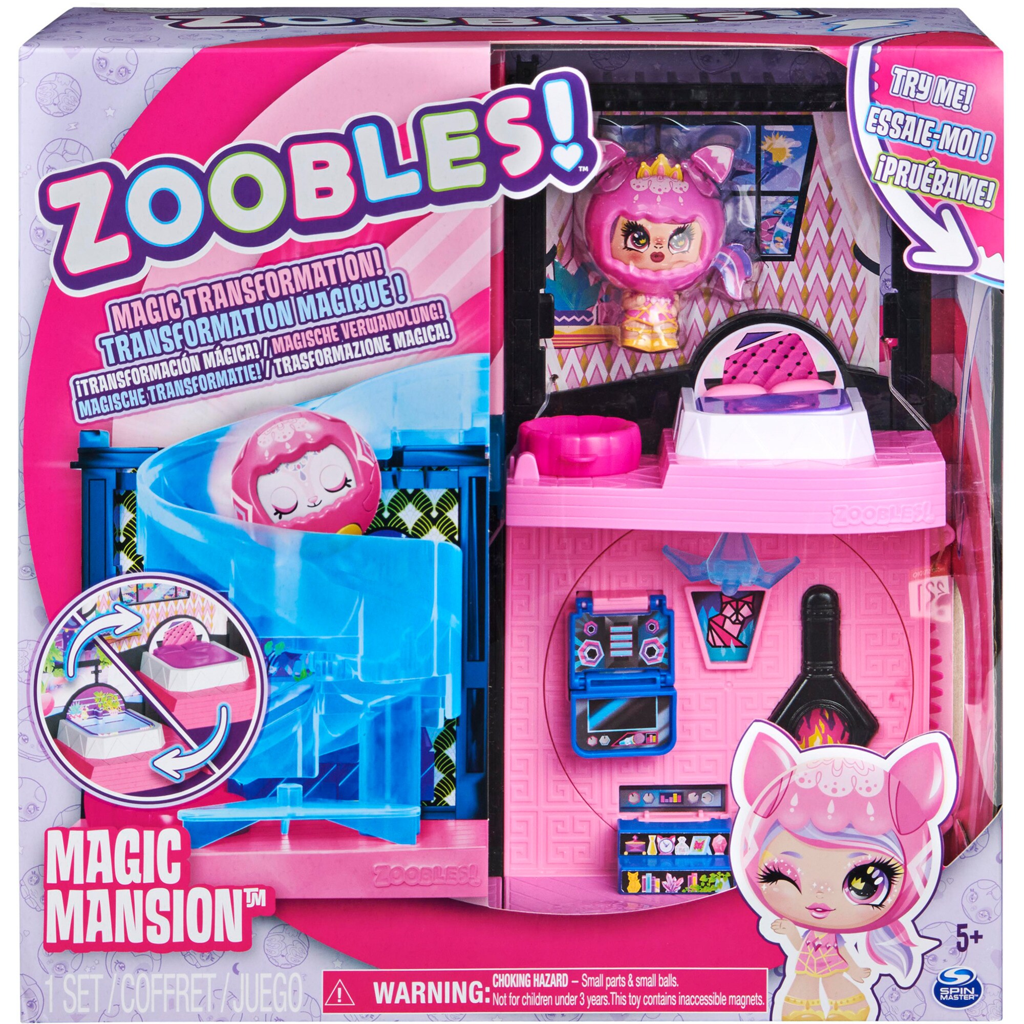 Zoobles Spielfigur Zoobles wandelbares Spielset mit magischer Villa und Z-Girl - Bild 1