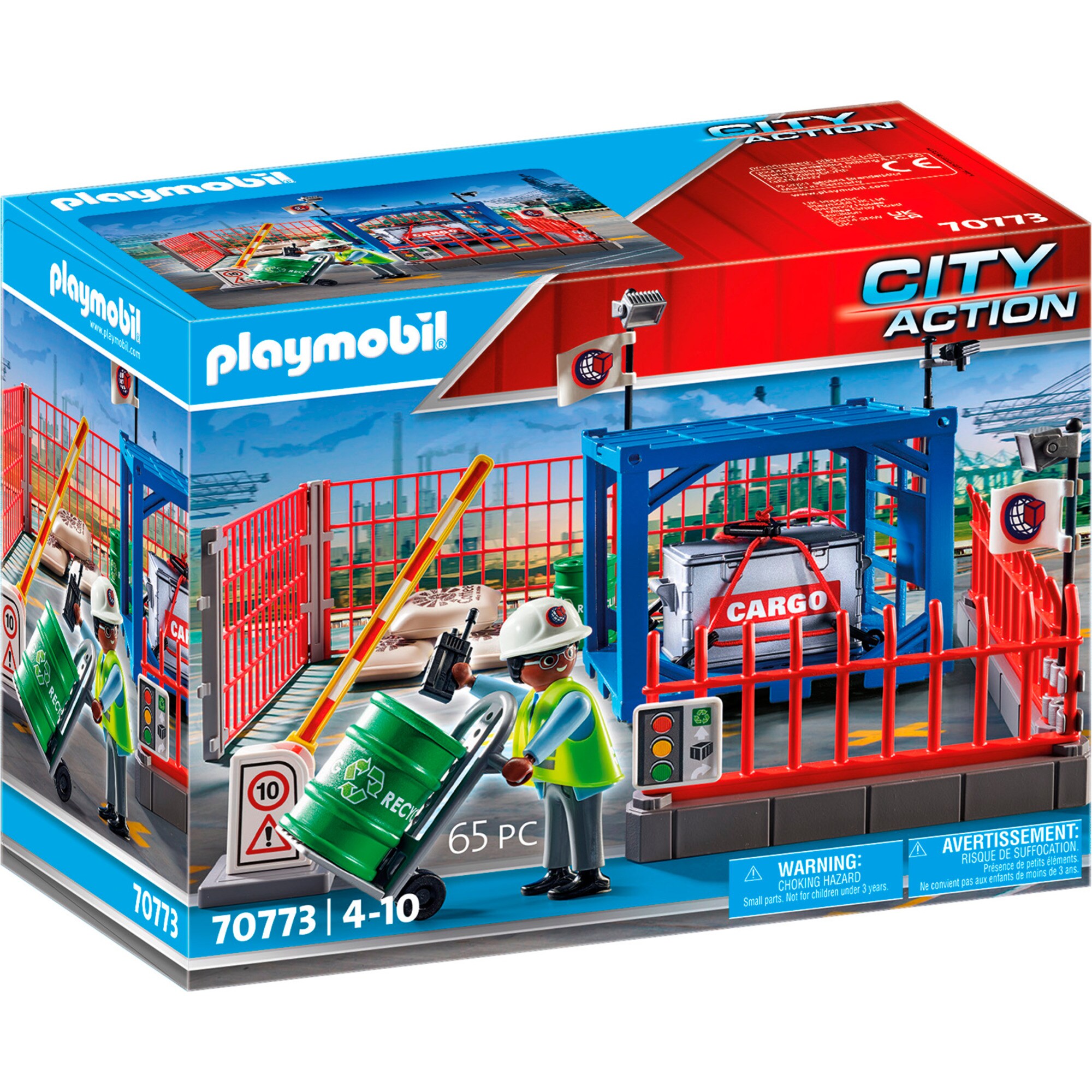 PLAYMOBIL Konstruktionsspielzeug City Action Frachtlager - Bild 1