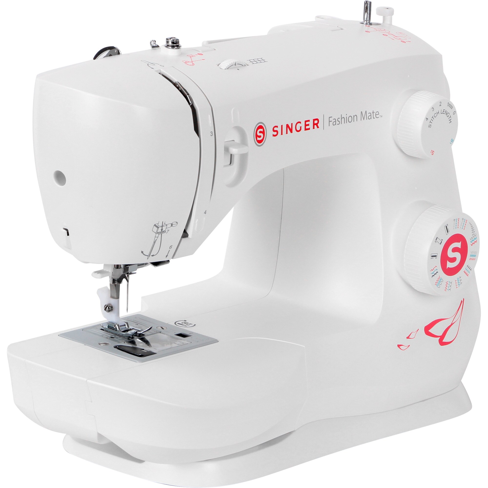 Singer N&auml;hmaschine Mechanische N&auml;hmaschine Fashion Mate 3333 - Bild 1
