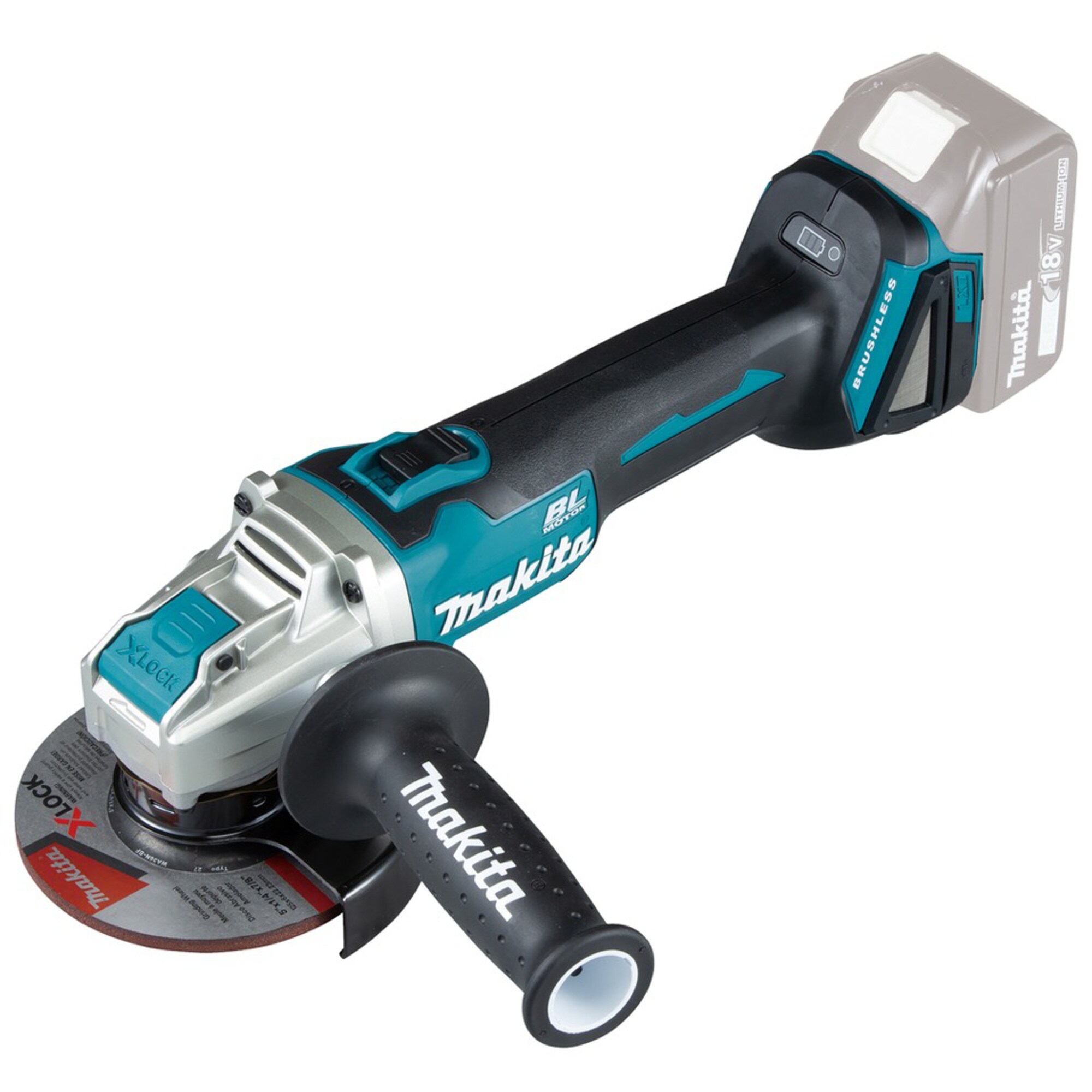 Makita Winkelschleifer X-LOCK Akku-Winkelschleifer DGA521ZX1, 18Volt - Bild 1