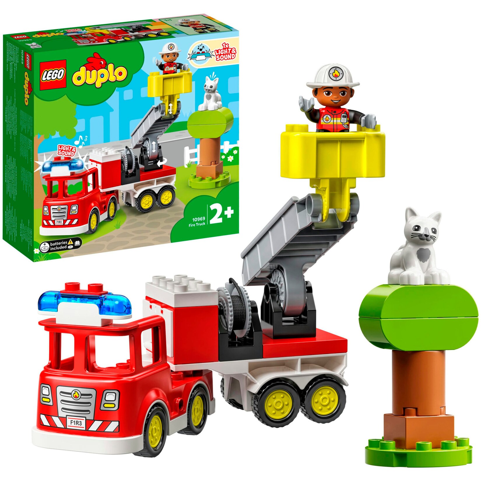LEGO Konstruktionsspielzeug DUPLO Feuerwehrauto