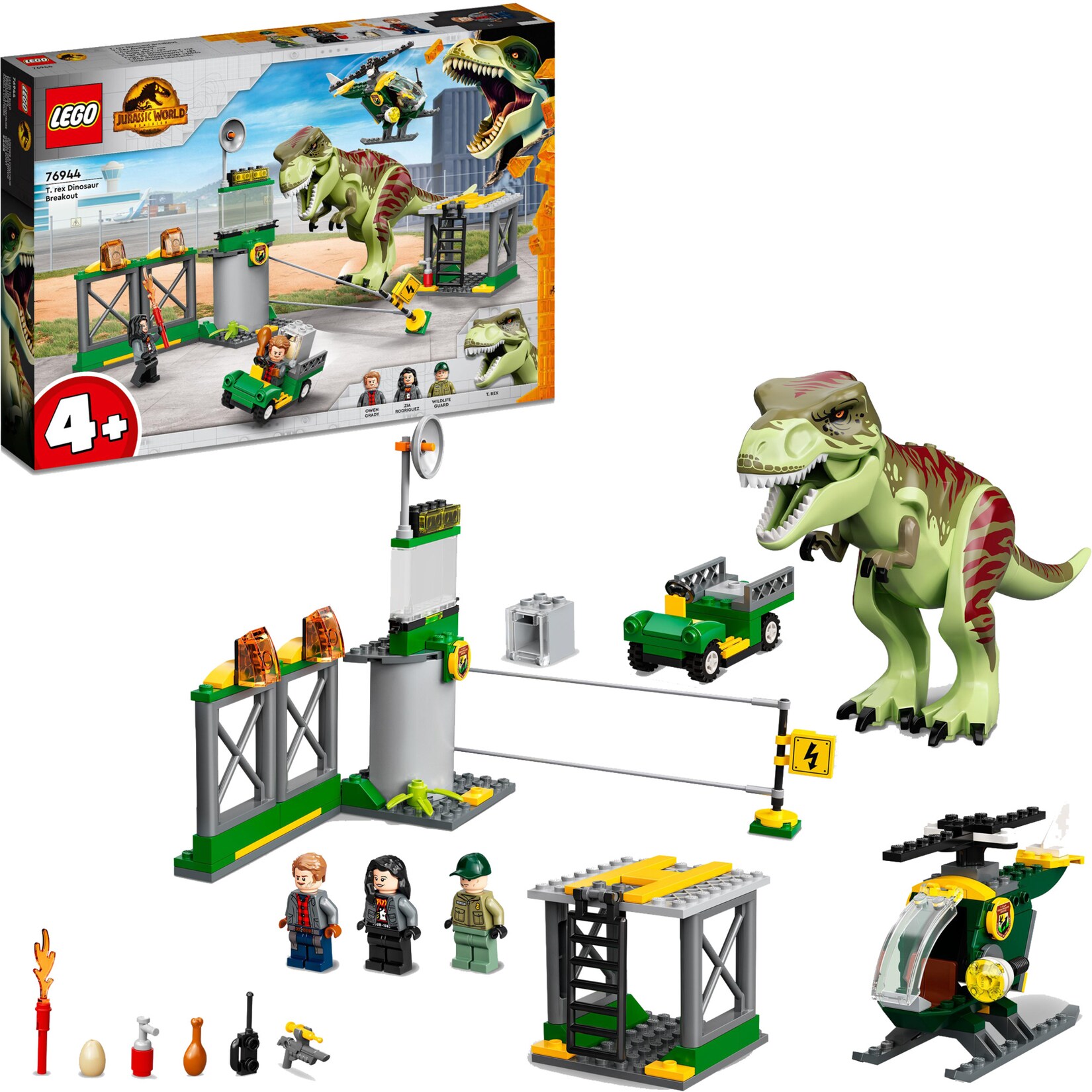 LEGO Konstruktionsspielzeug Jurassic World T. Rex Ausbruch