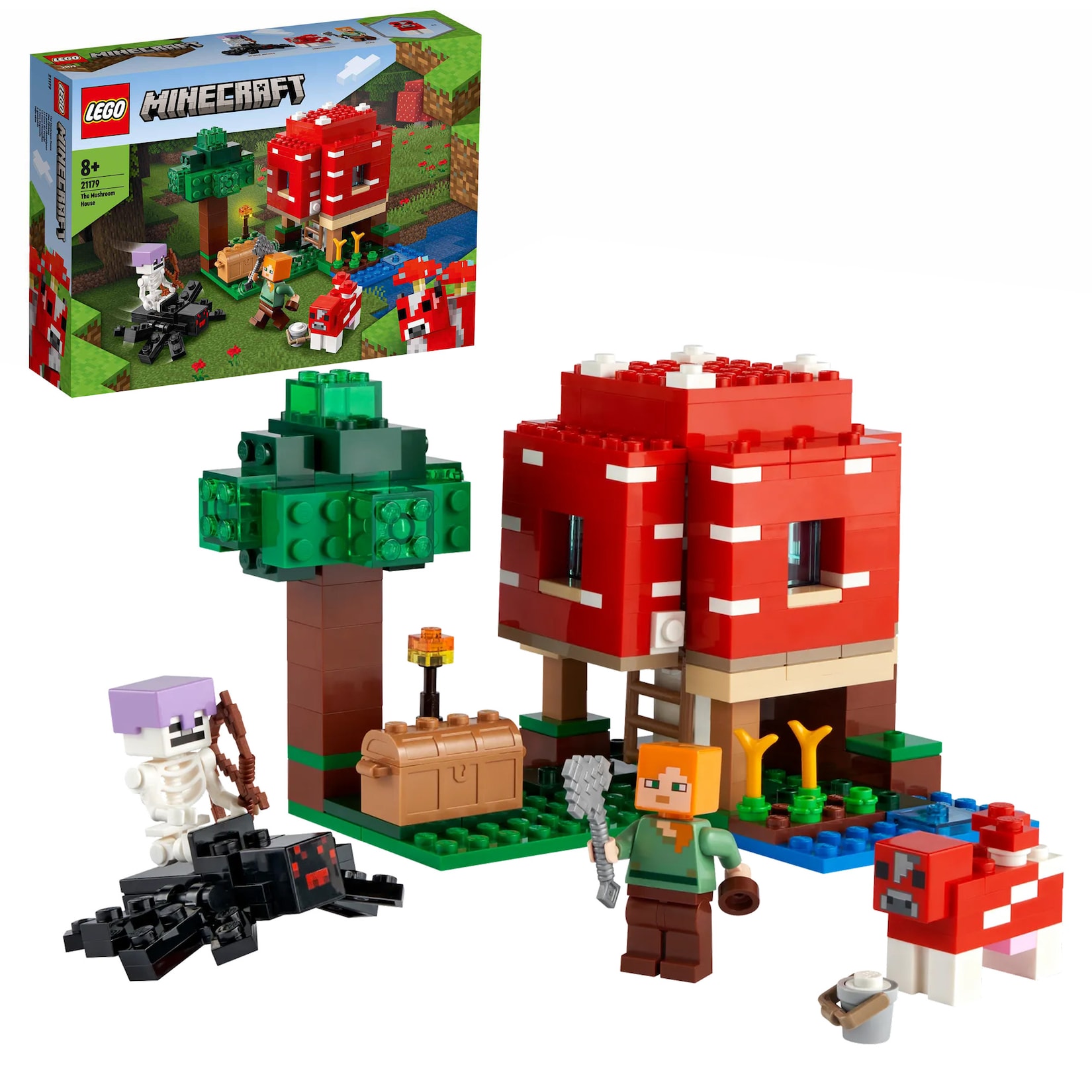 LEGO Konstruktionsspielzeug Minecraft Das Pilzhaus