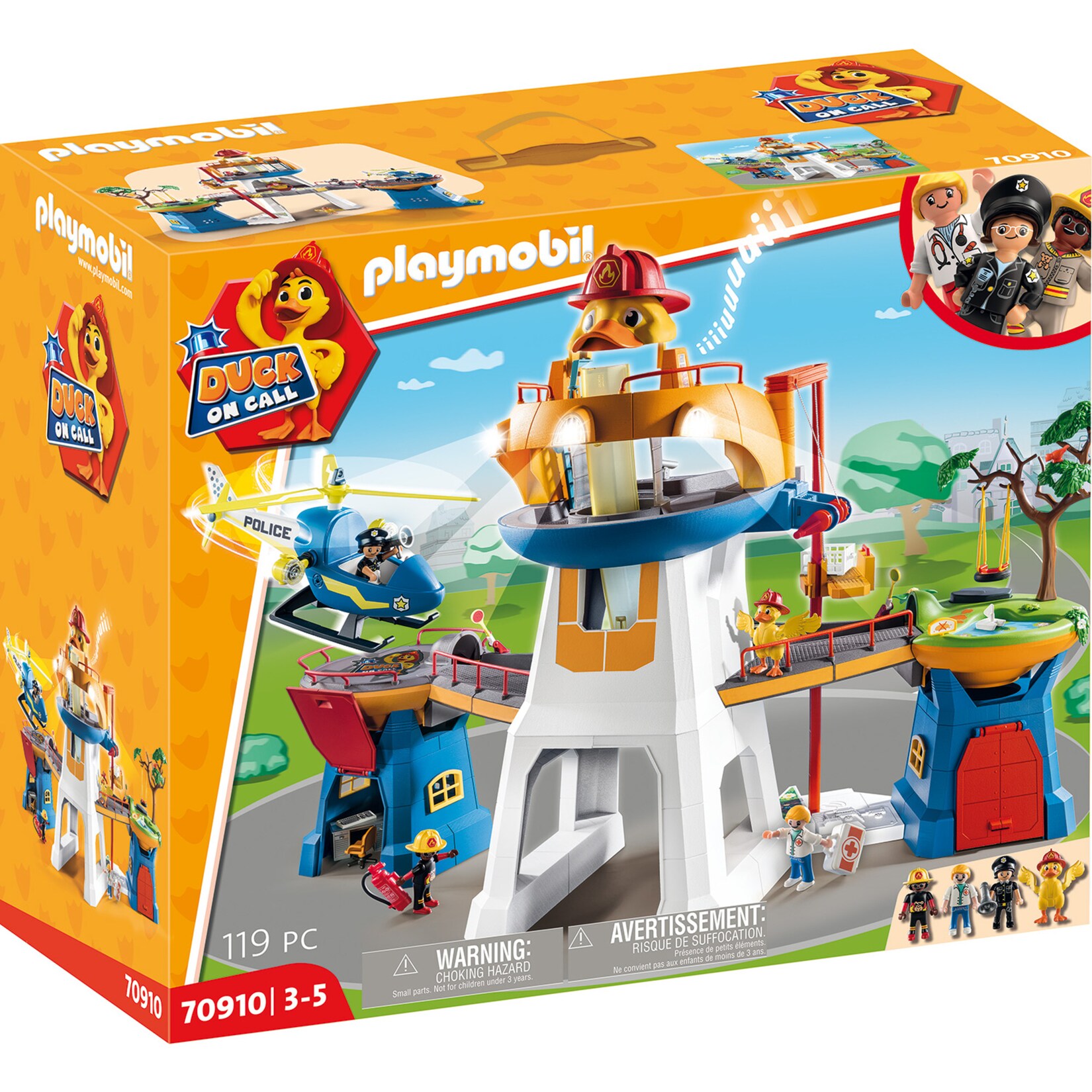 PLAYMOBIL Konstruktionsspielzeug DUCK ON CALL Das Hauptquartier | 04008789709103
