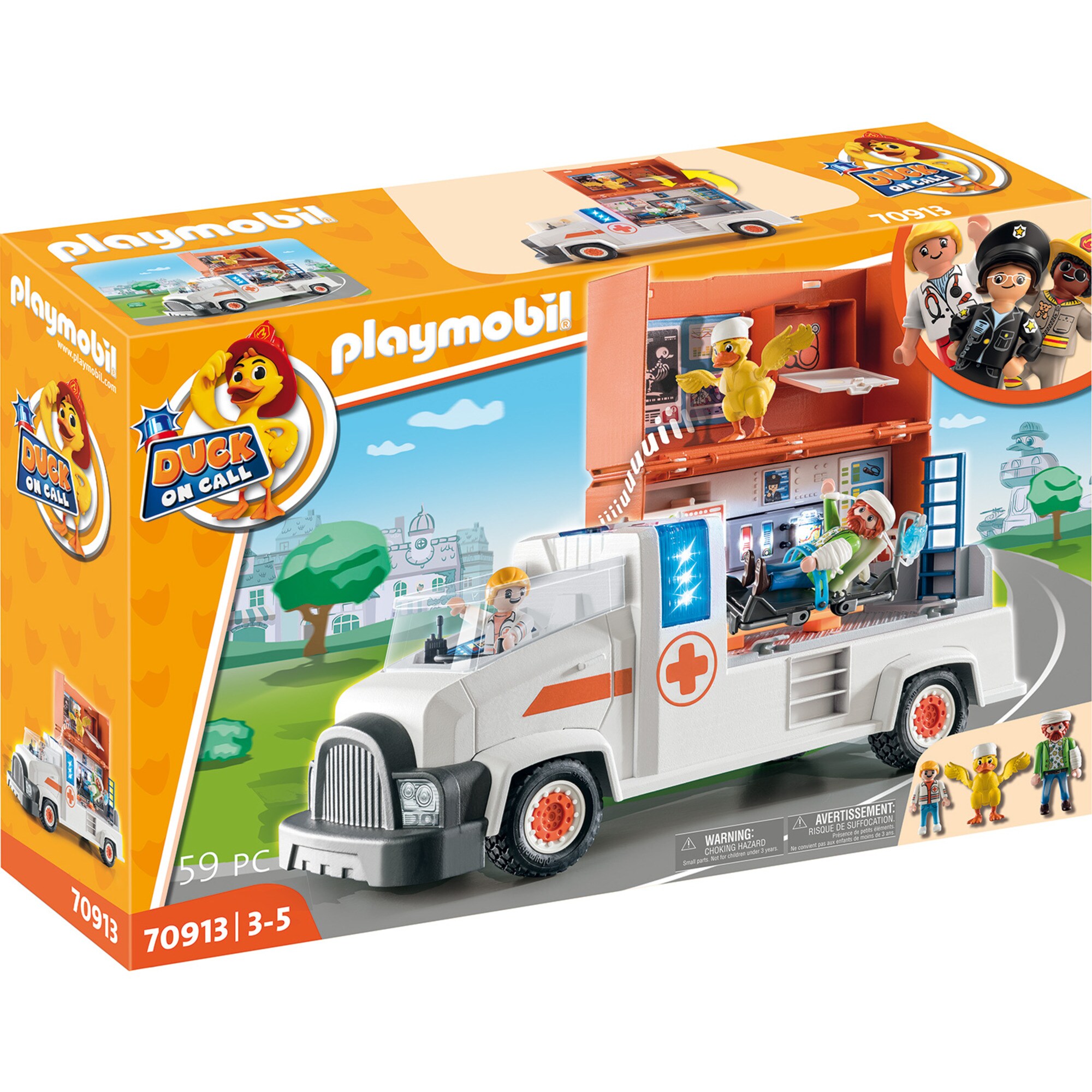 PLAYMOBIL Konstruktionsspielzeug DUCK ON CALL Notarzt Truck - Bild 1