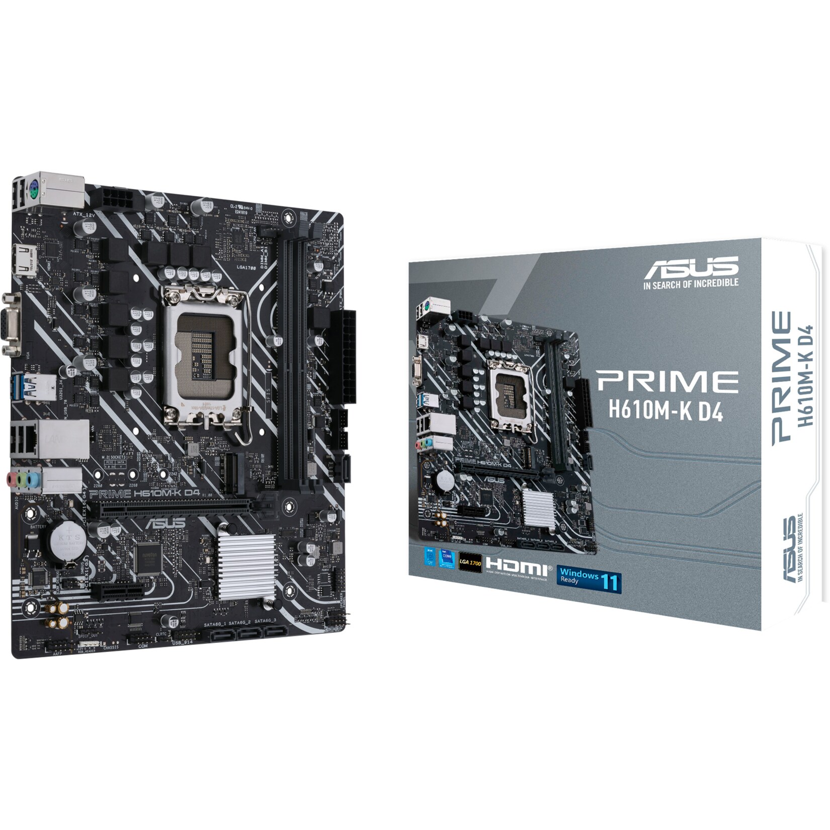 ASUS Mainboard PRIME H610M-K D4 | 04711081565499