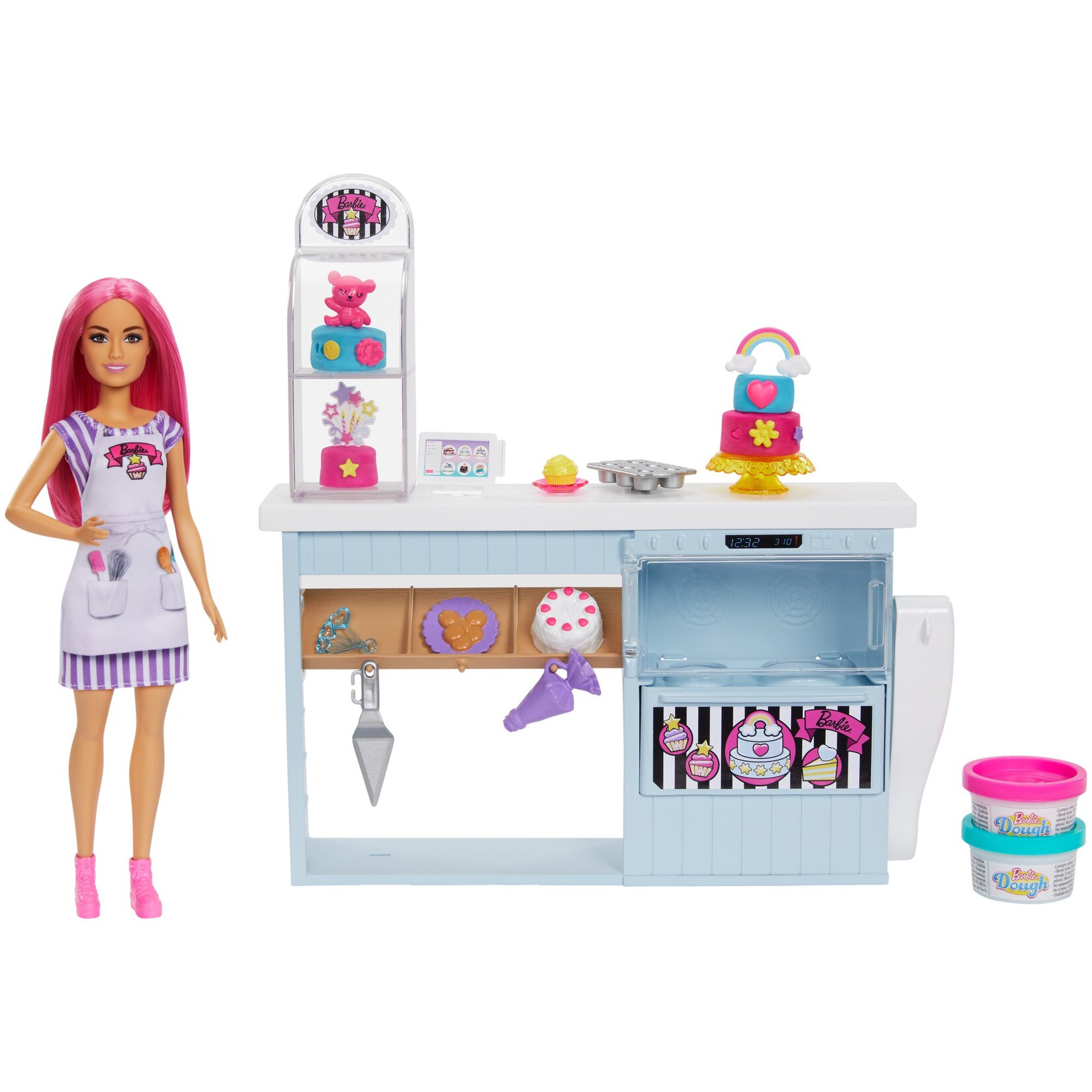 Mattel Puppe Barbie Bäckerei Spielset mit Puppe
