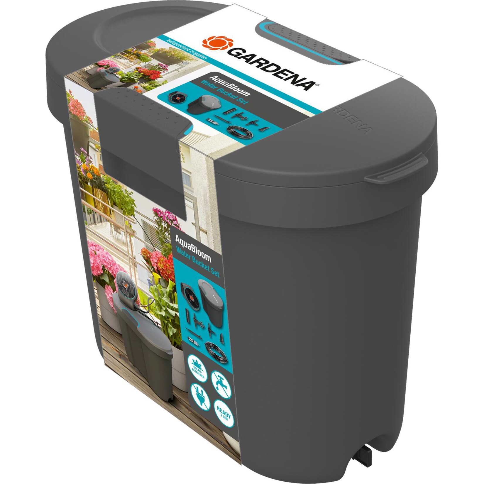 GARDENA Wasserbehälter Wasserbehälter für Solar-Bewässerung AquaBloom | 04078500058278