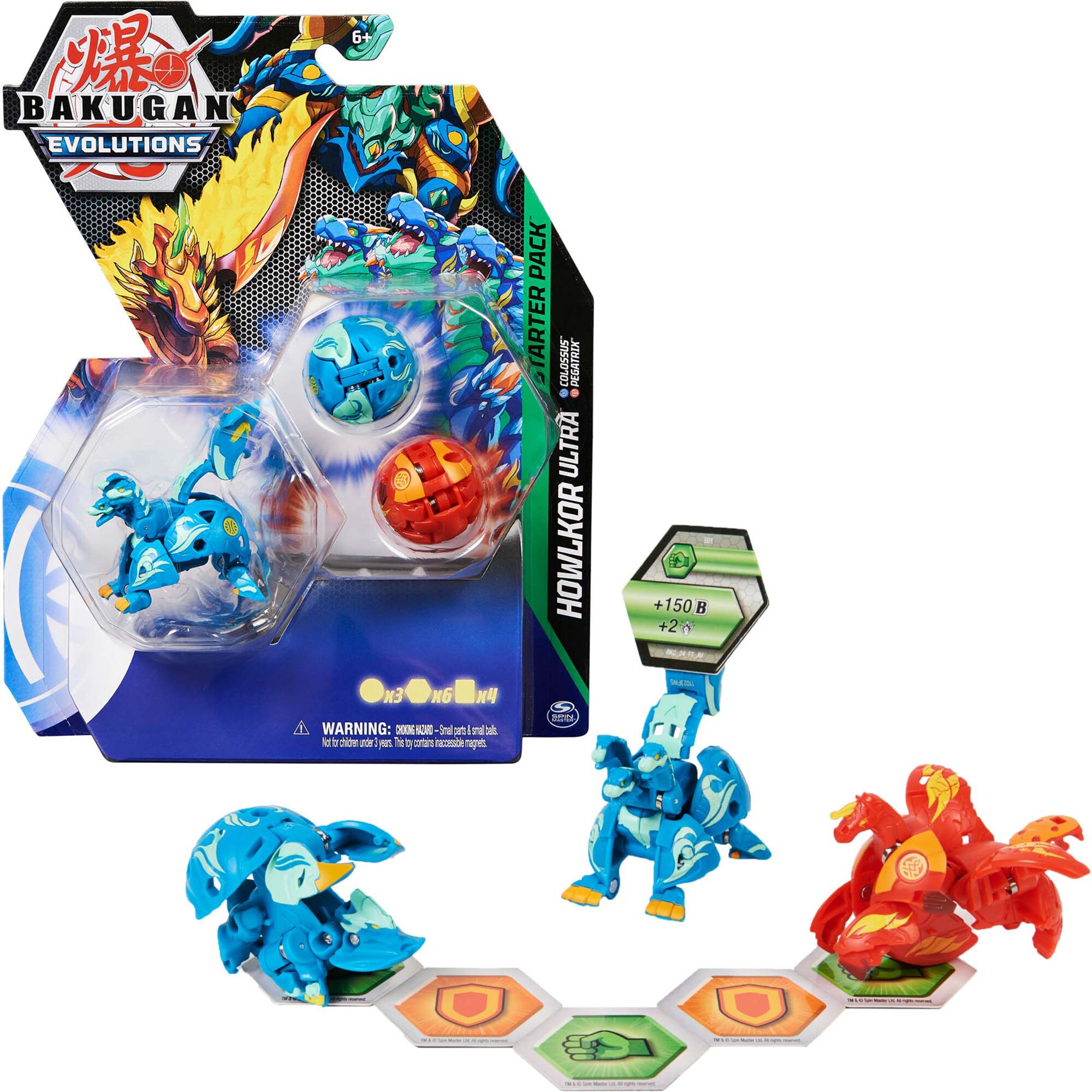Bakugan Geschicklichkeitsspiel Bakugan Evolutions Starter-Pack mit 3 Bakugan - Bild 1