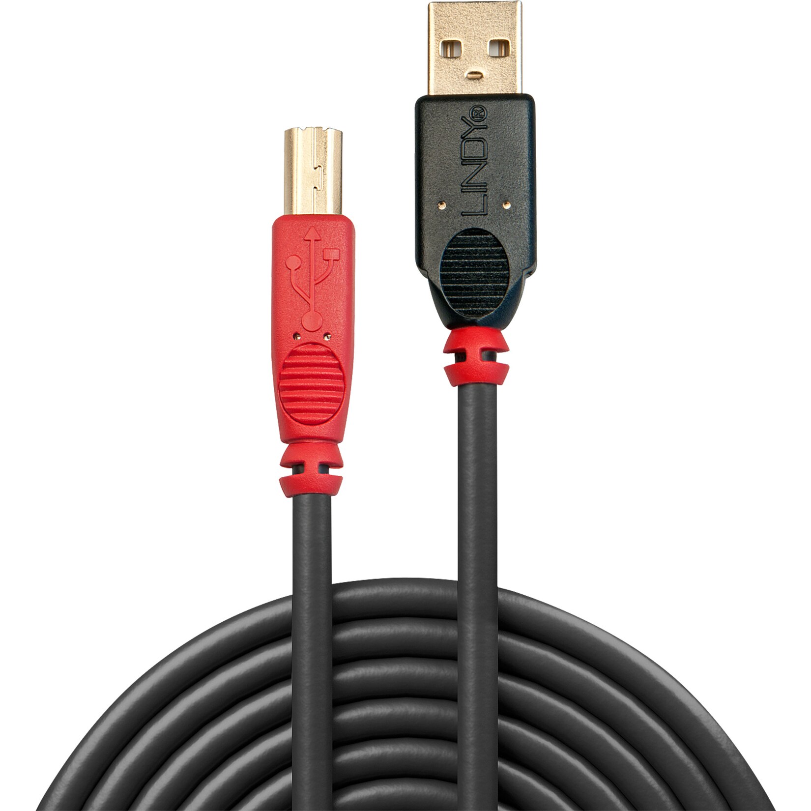 Lindy Kabel USB 2.0 Aktivkabel, USB-A Stecker > USB-B Stecker | 04002888427623