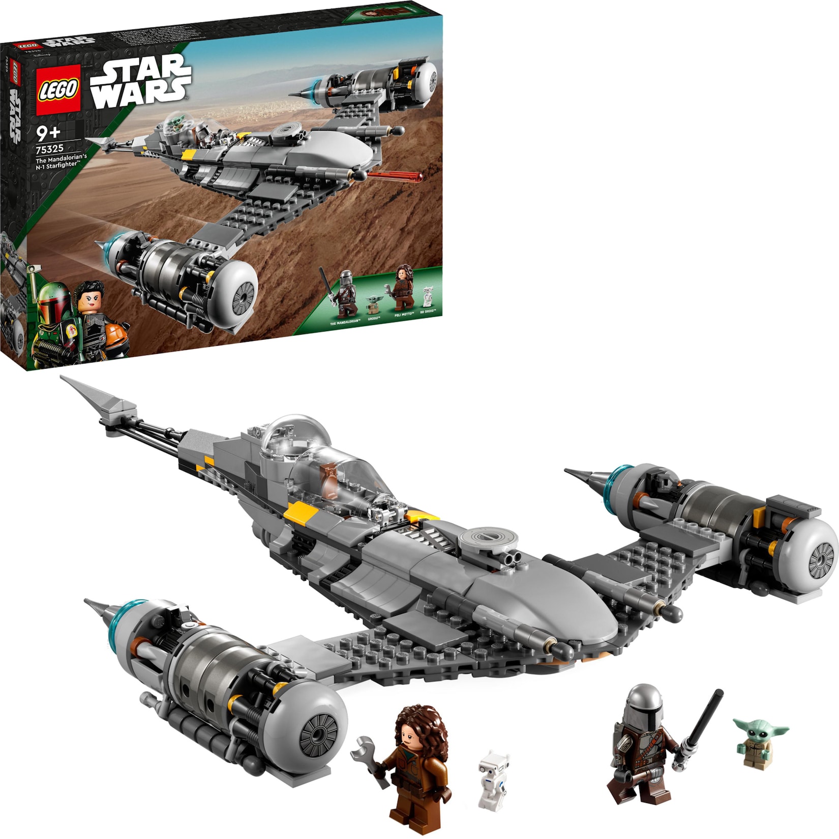LEGO Konstruktionsspielzeug Star Wars Der N-1 Starfighter des Mandalorianers