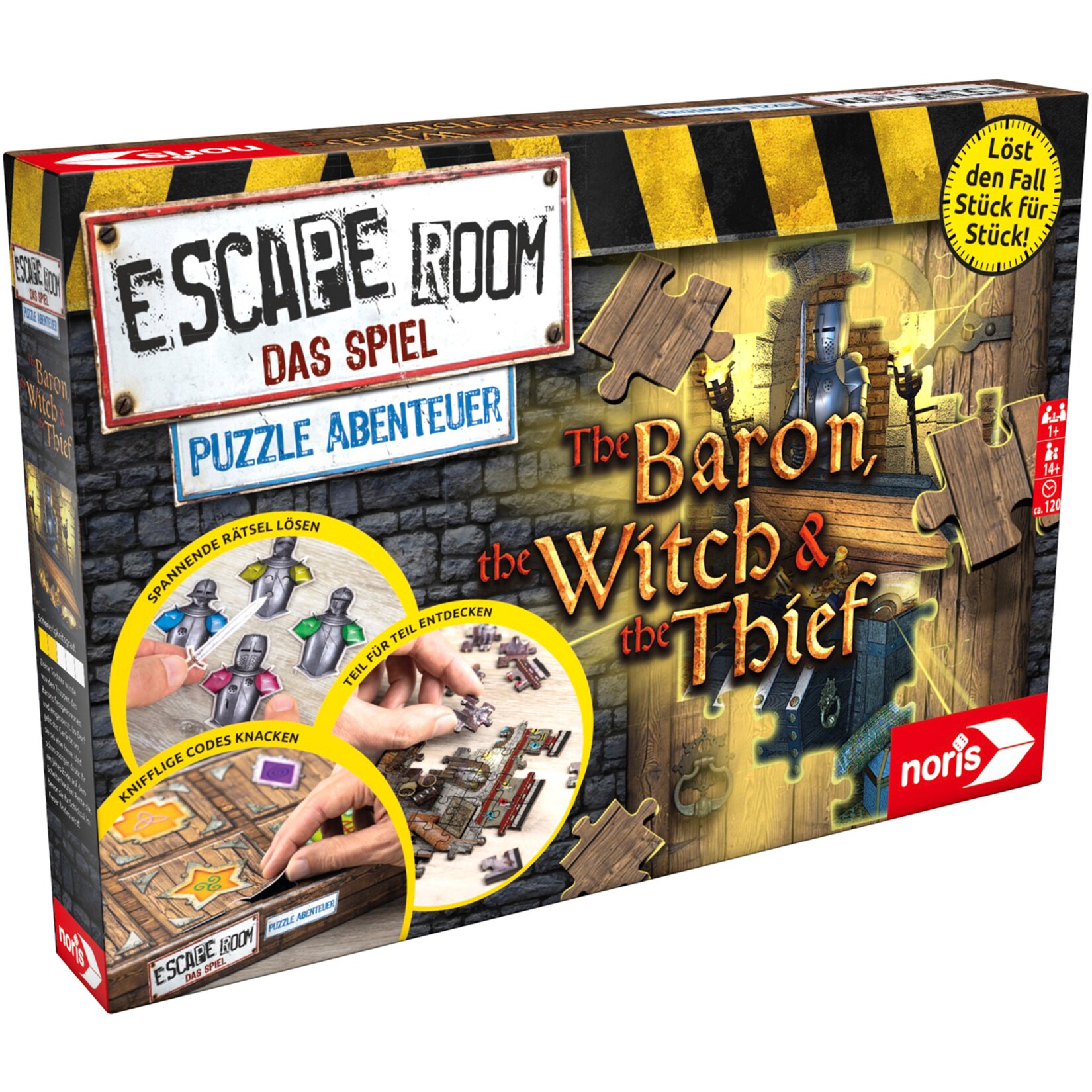 Noris Partyspiel Escape Room Das Spiel – Puzzle Abenteuer 2 | 04000826005001