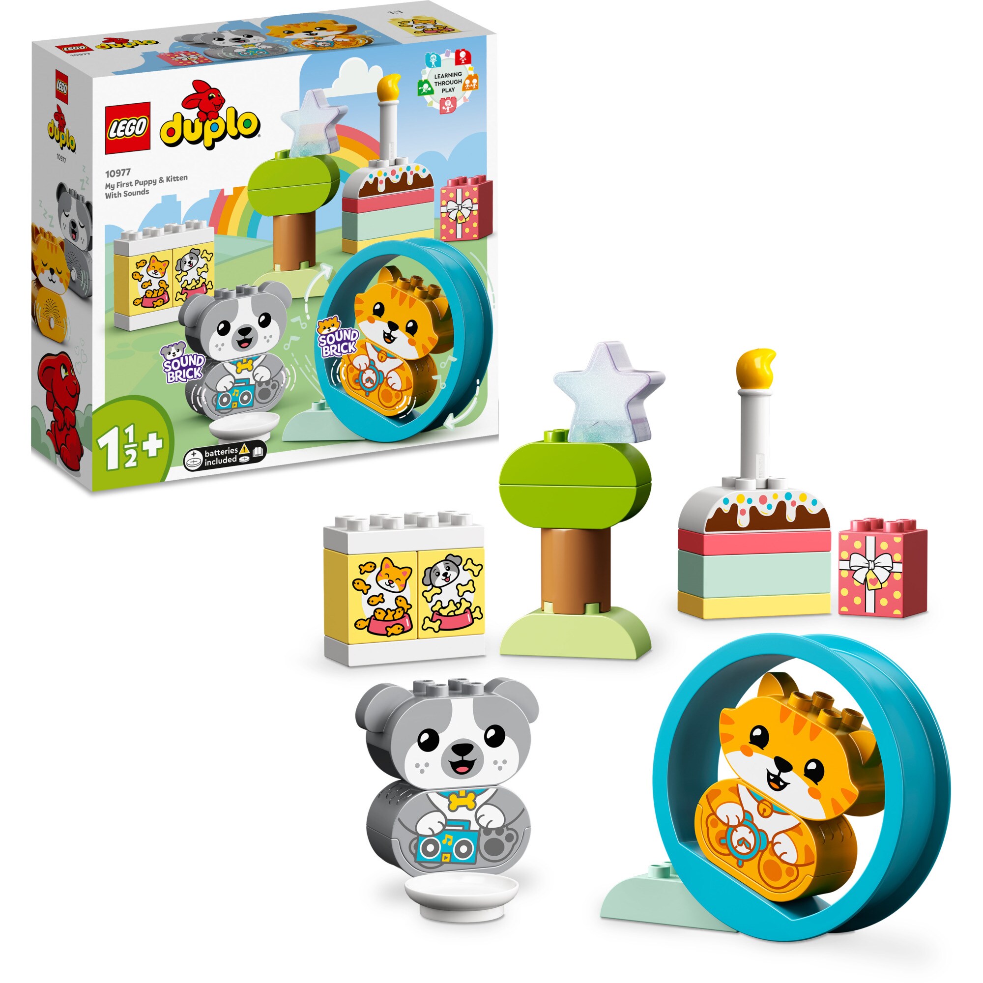 LEGO Konstruktionsspielzeug DUPLO Mein erstes H&uuml;ndchen & K&auml;tzchen - Bild 1