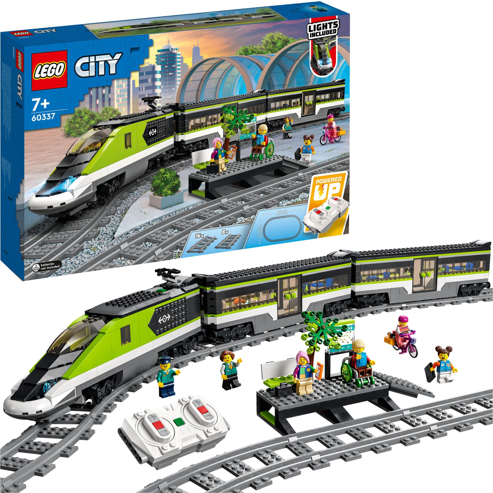LEGO Konstruktionsspielzeug City Personen-Schnellzug