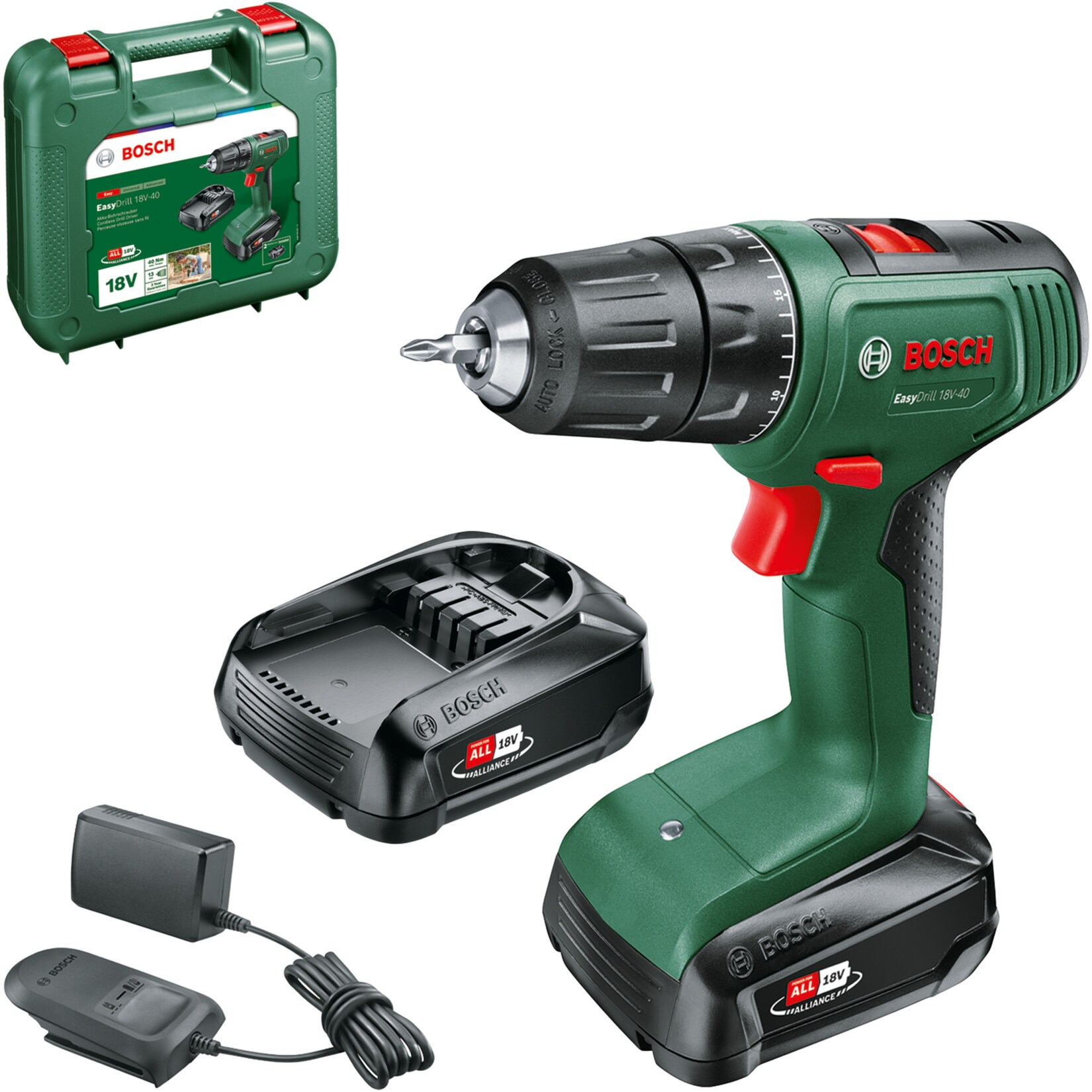 Bosch Bohrschrauber Akku-Bohrschrauber EasyDrill 18V-40