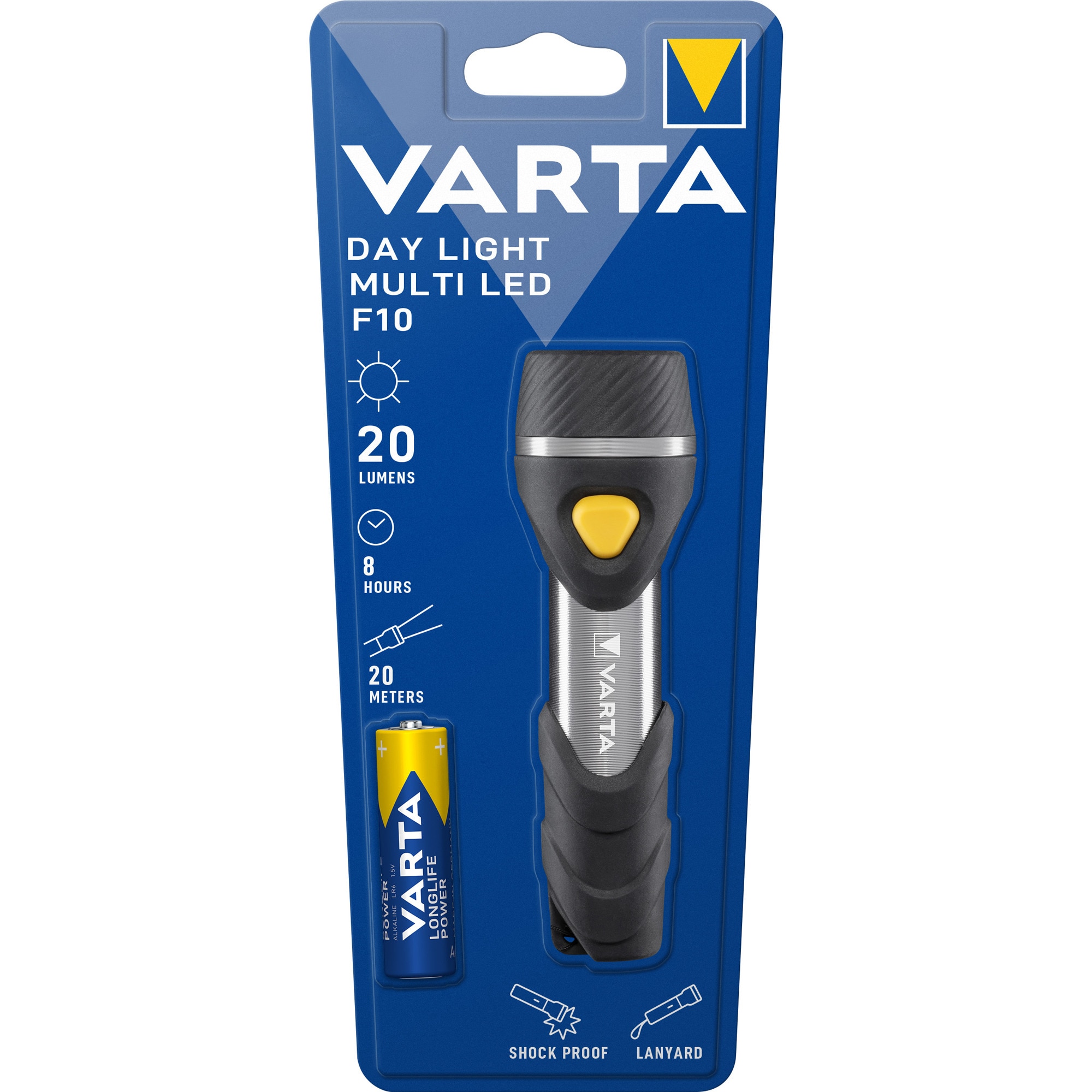 Varta Taschenlampe Daylight Multi LED F10 - Bild 1