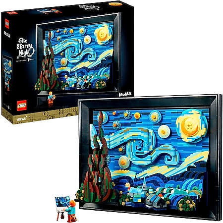 LEGO Konstruktionsspielzeug Ideas Vincent van Gogh – Sternennacht - Bild 1