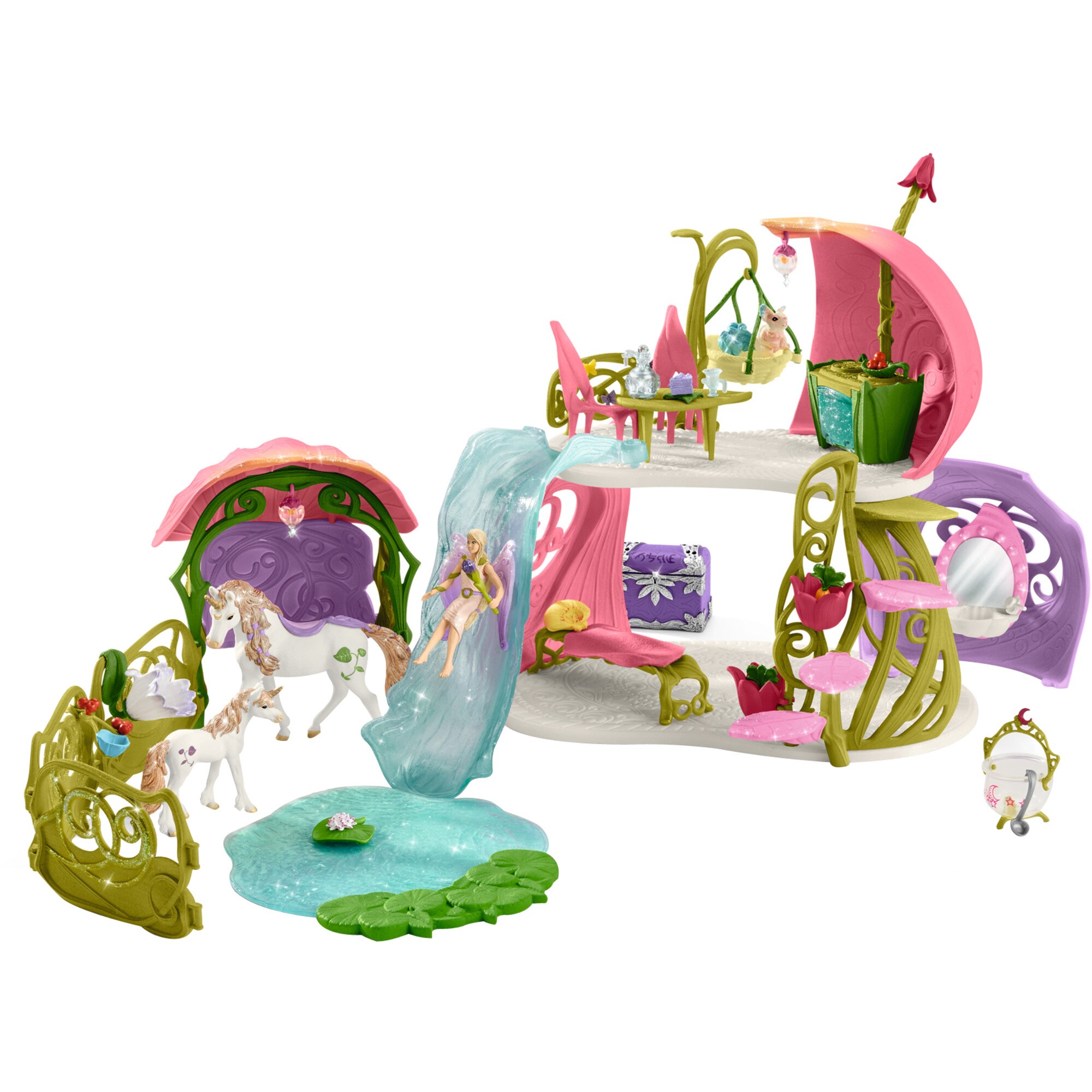 Schleich Spielfigur Bayala Glitzerndes Bl&uuml;tenhaus - Bild 1